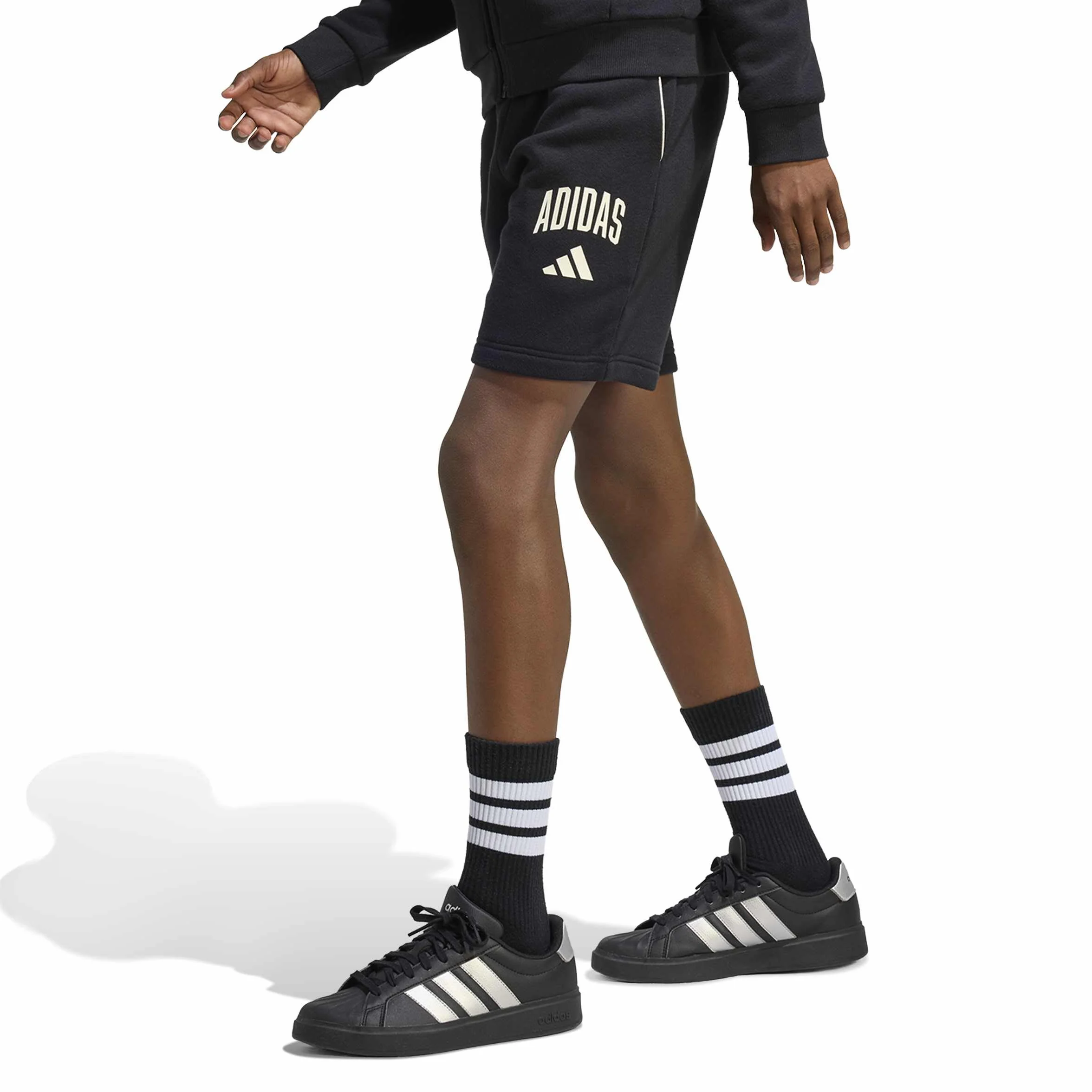 Adidas Seasonals Collegiate Typography Short Pantaloncini Unisex Bambini Ragazzi