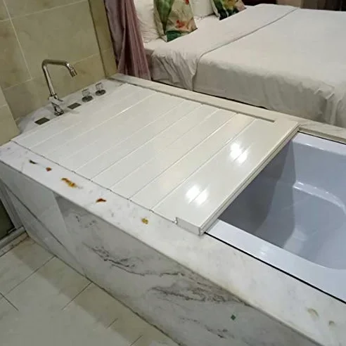 Ultimate Folble - Copertura per vassoio da bagno, impermeabile e antipolvere, 153 x 70 x 0,6 cm, per rilassarsi, ideale per il piacere della vasca da bagno e l'esperienza di cura personale