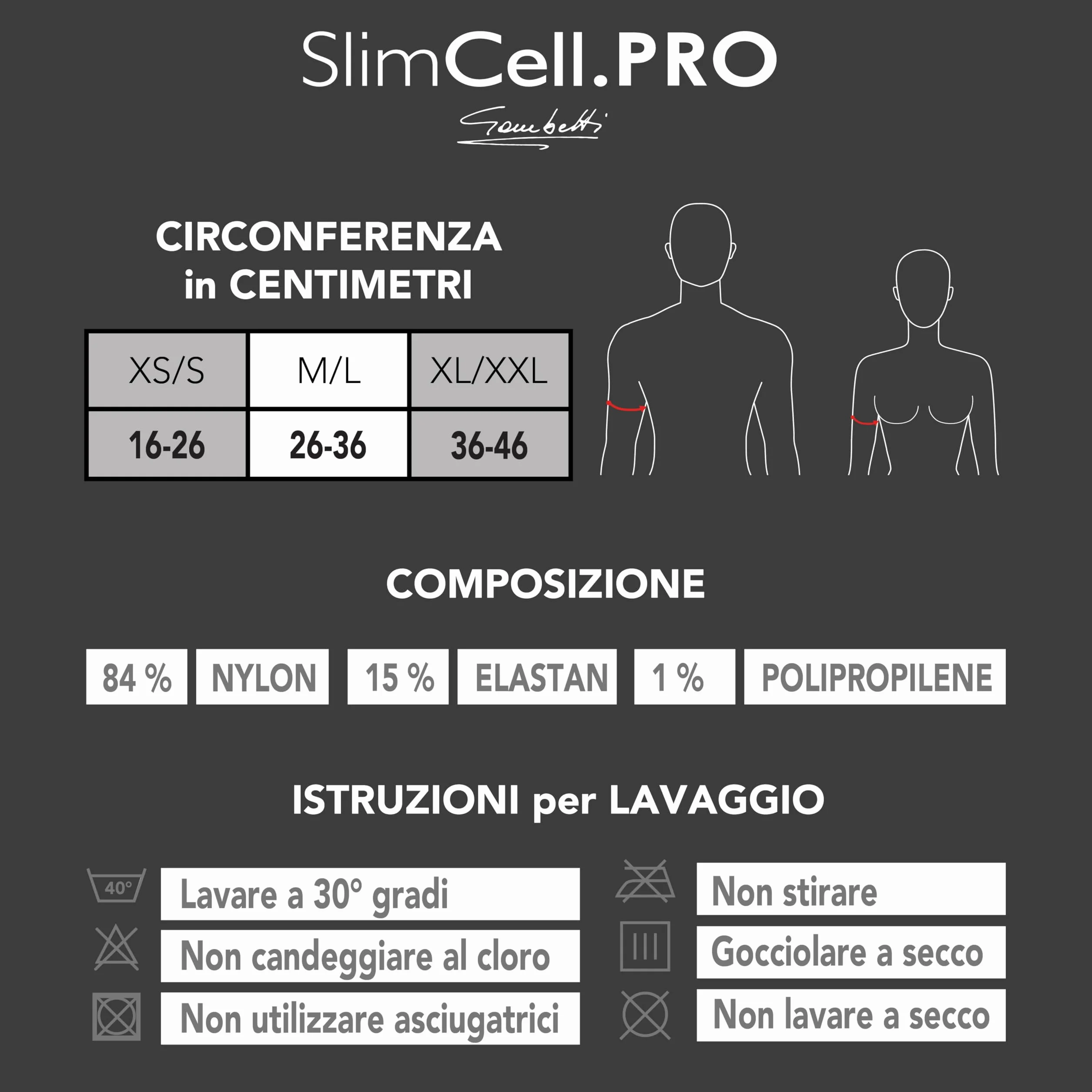Gambetti SLIMCELL Manicotti Anti UV UPF 50+ Compressione Pallavolo Padel Running Tennis Gaming Ciclismo Golf