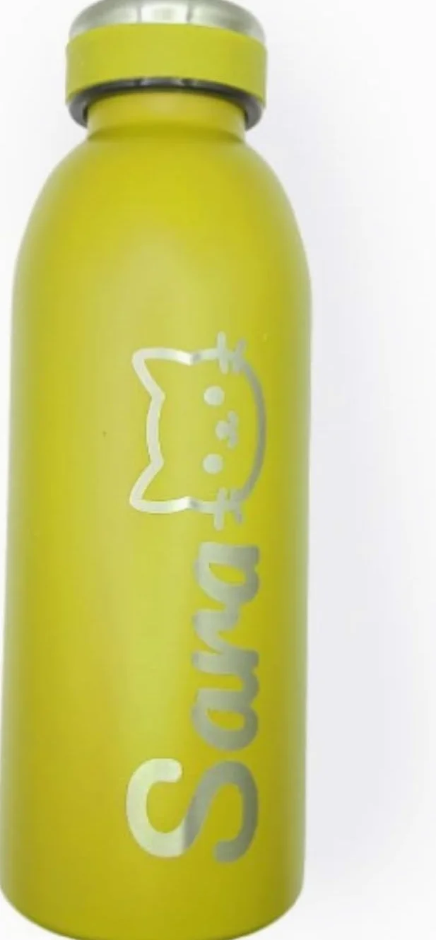 FRANDO Borraccia Termica Maira 500 ml – Personalizzata (10, Giallo)