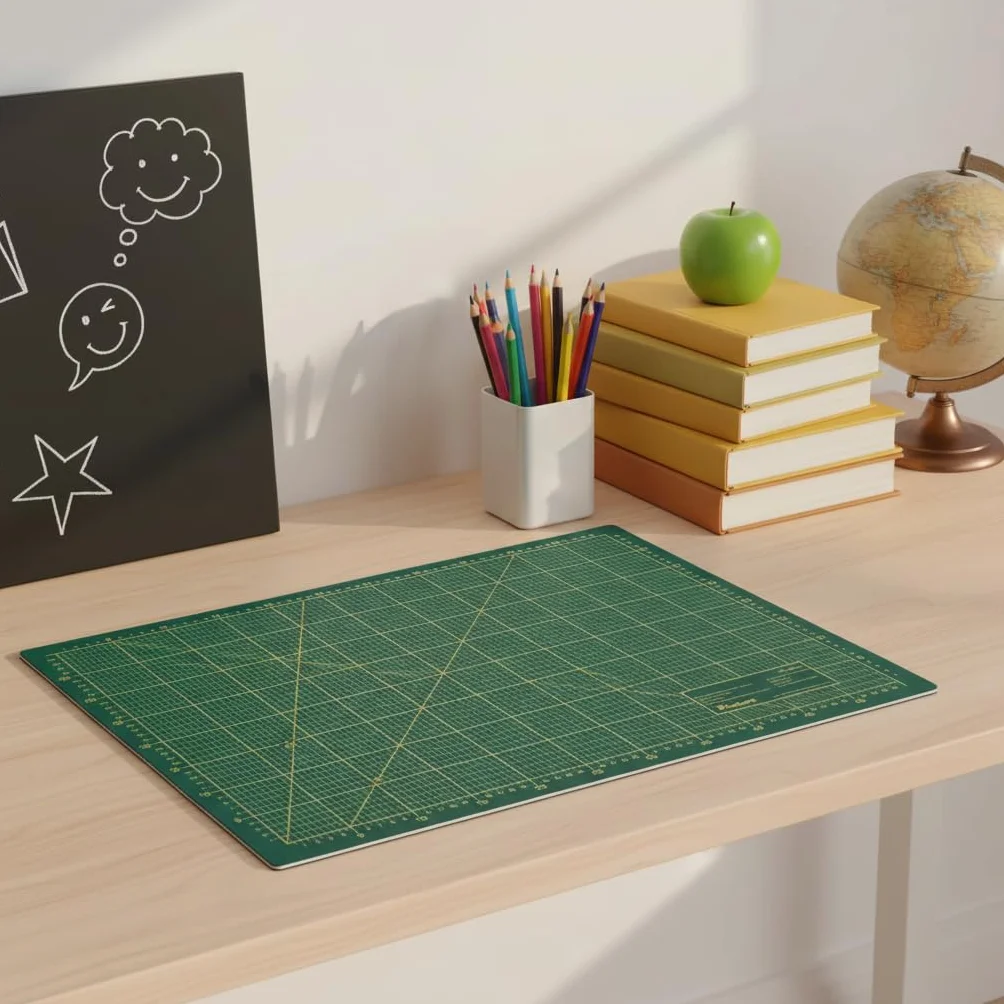 Victor A1 tappetino da taglio 60 x 90 cm 3 strati autorigenerante verde nero