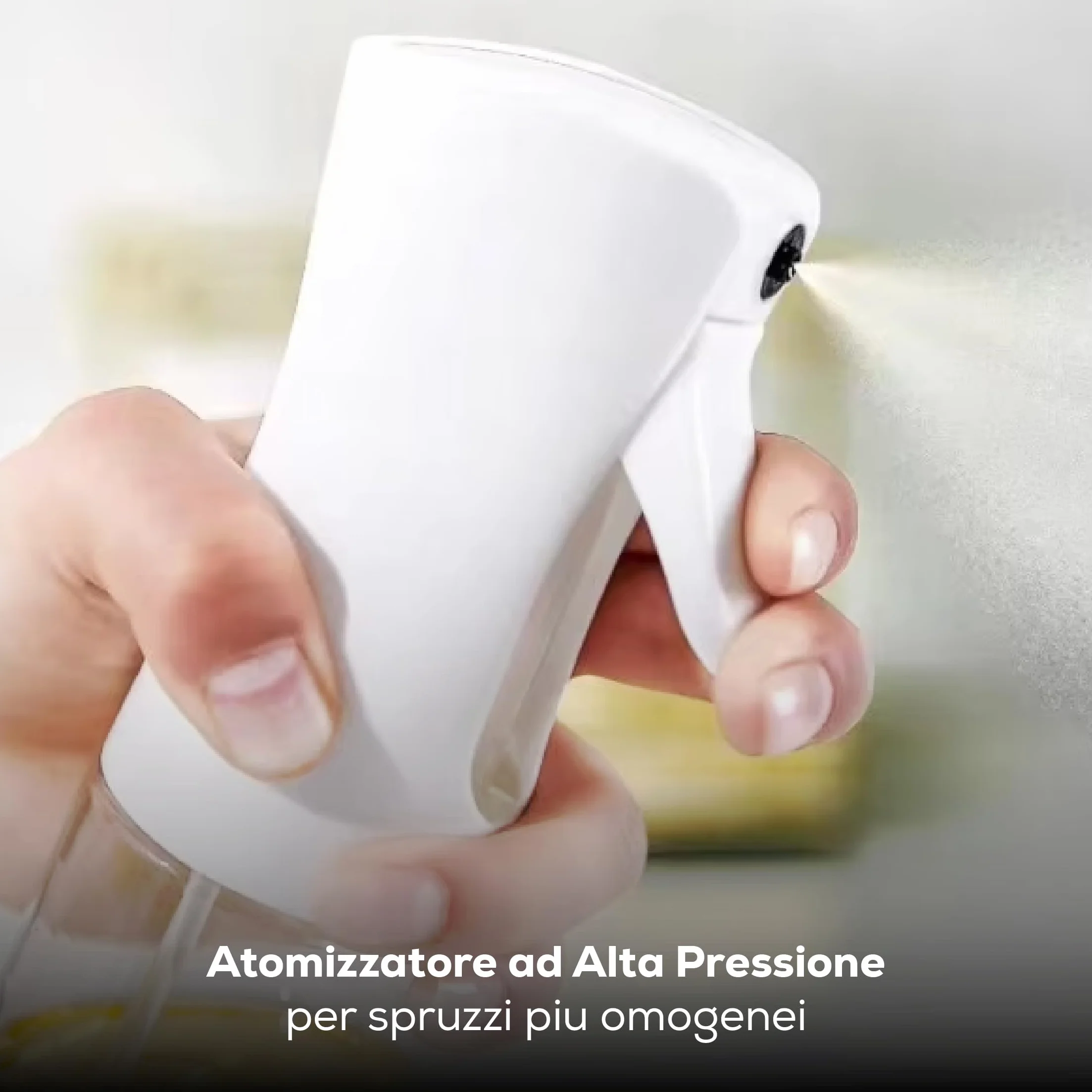 Spruzzatore Olio/aceto Spray Spruzzino Friggitrice ad Aria Spray Oliva 300 ml | Nebulizzatore Spruzza Olio Cucinare Forno BBQ Forno | flacone multifunzionale spry antigoccia Insalata