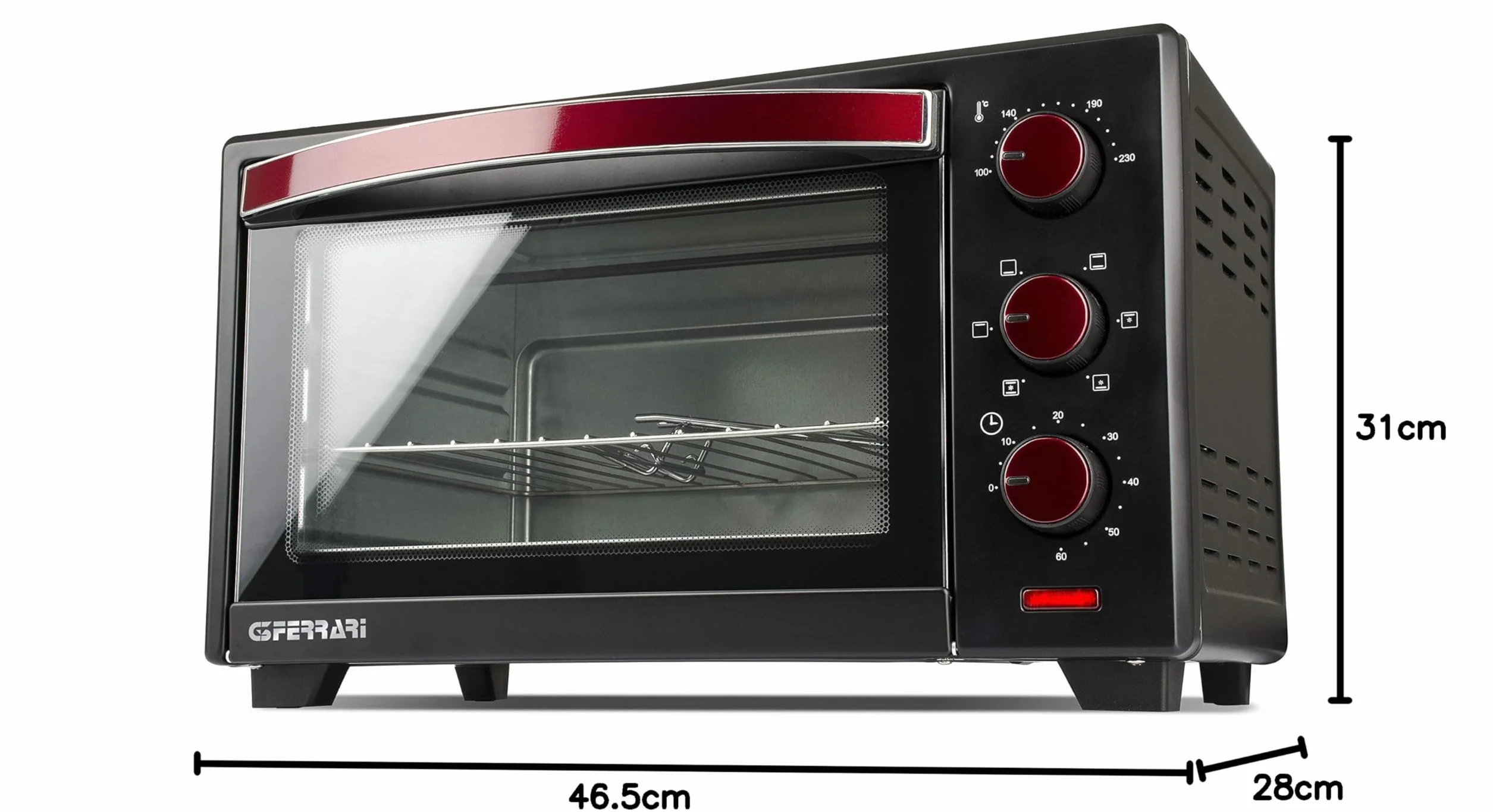 G3 Ferrari Il Moro 20 Forno Elettrico Ventilato, 20 L, 1380 W