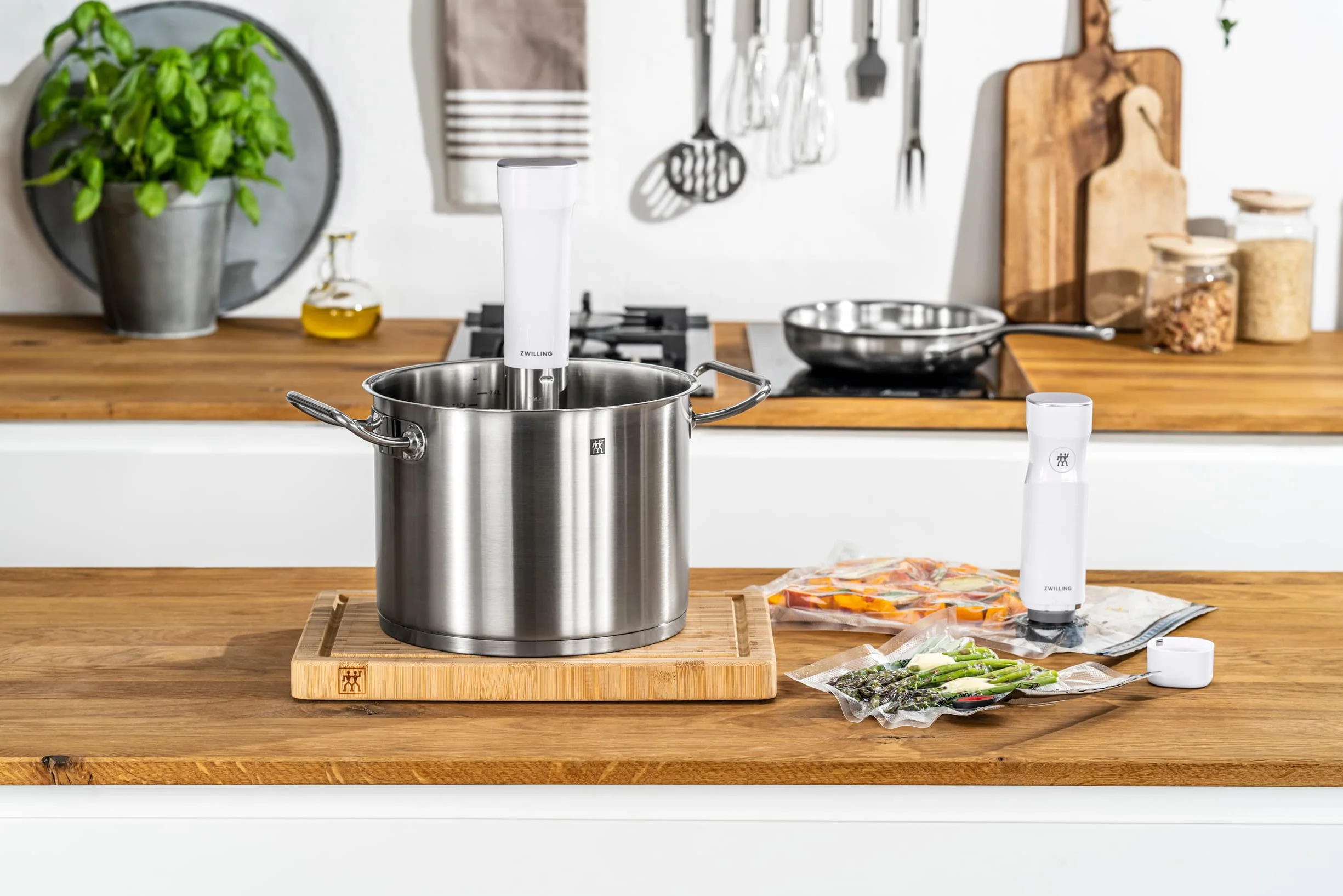 ZWILLING ENFINIGY Sous-vide stick, biały, z wyświetlaczem dotykowym