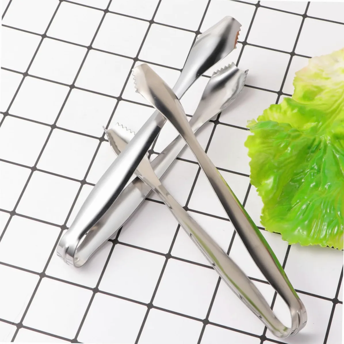 Ciieeo 6 Pezzi Mini Pinza Per Ghiaccio Clip Per Cubetti Di Ghiaccio Mini Pinze Da Portata Pinza Per Pane Pinze Per Torta Pinze Per Bistecca Pinze Per Tè Pinze Per Friggere Pinze Per