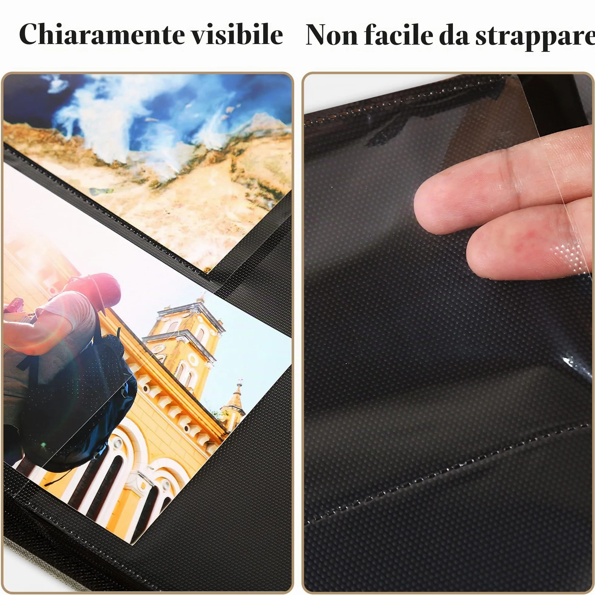 Vienrose Album fotografico tradizionale 10 x 15 cm foto 600 buste in lino grande formato per famiglia bambino matrimonio