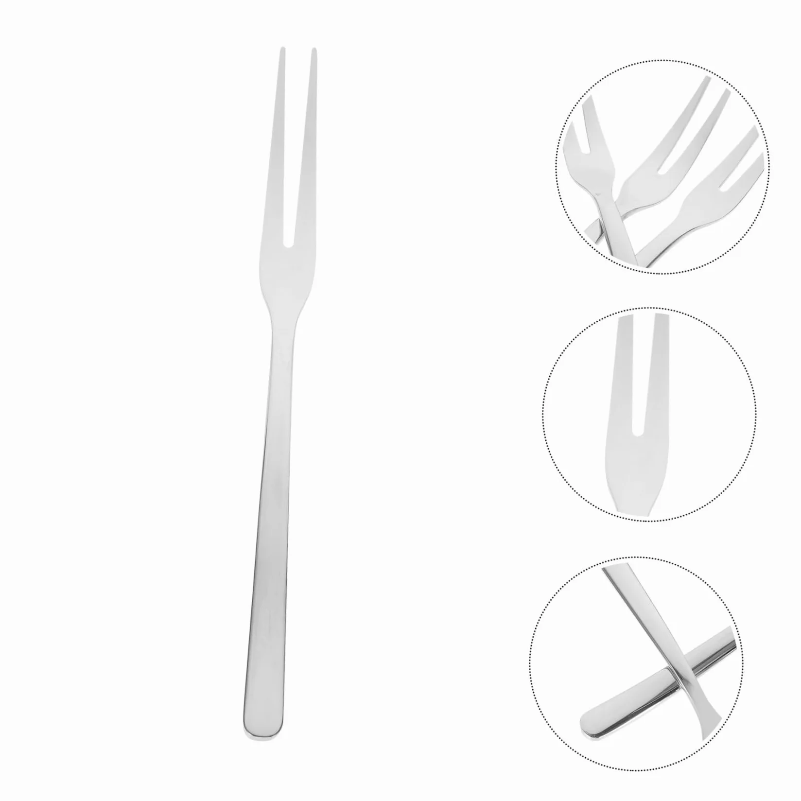 Ipetboom 8pezzi Forchette in Acciaio Inox da Dessert Forchette da Antipasto da Cocktail per Servire Frutta e Antipasti per Feste e Ristoranti