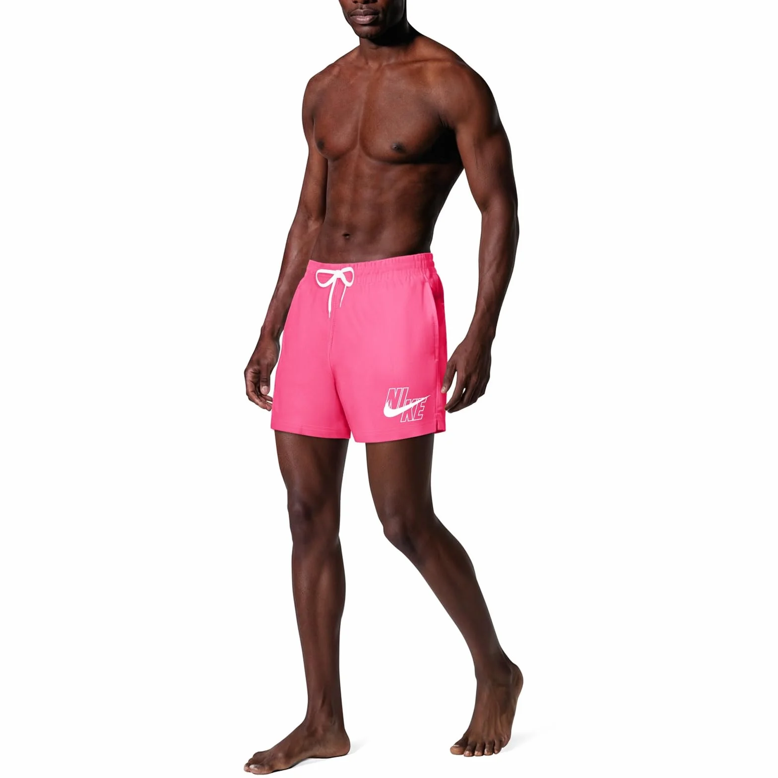 Nike Nike Swim Breaker Swim Logo 5" Volley Short Pink Glow Swim Trunks Unisex - Adulto