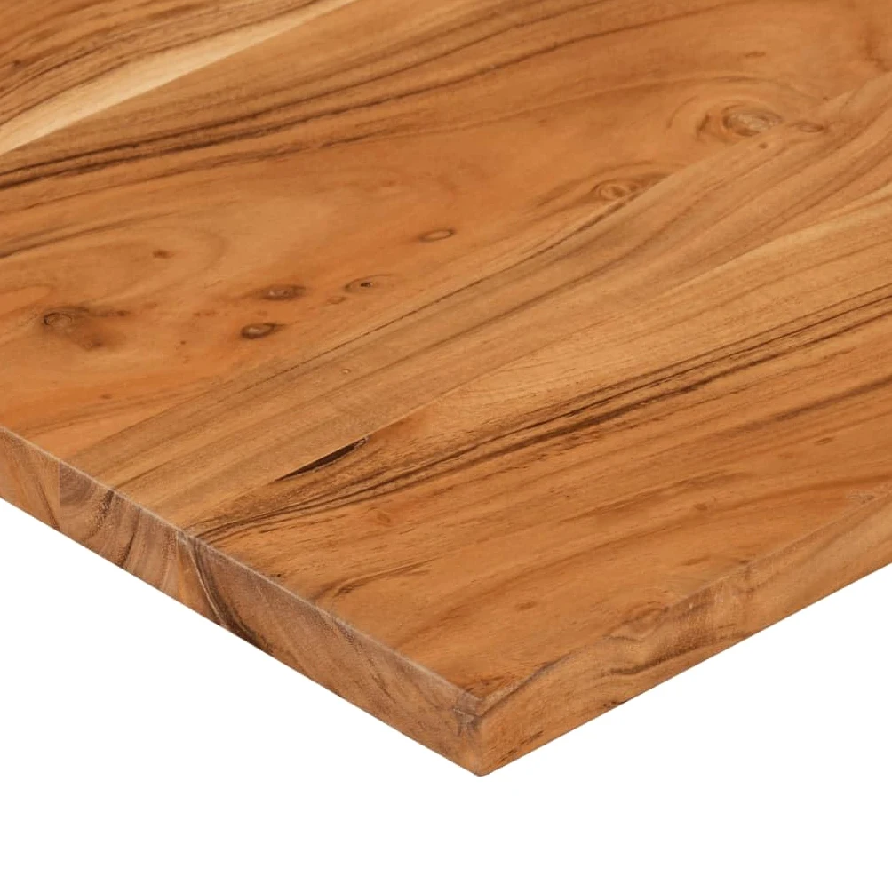 vidaXL Piano Scrivania 140x50x2,5cm Rettangolare Legno Massello Acacia, Piano per scrivania in Legno, Piano per scrivania da Ufficio, Piano