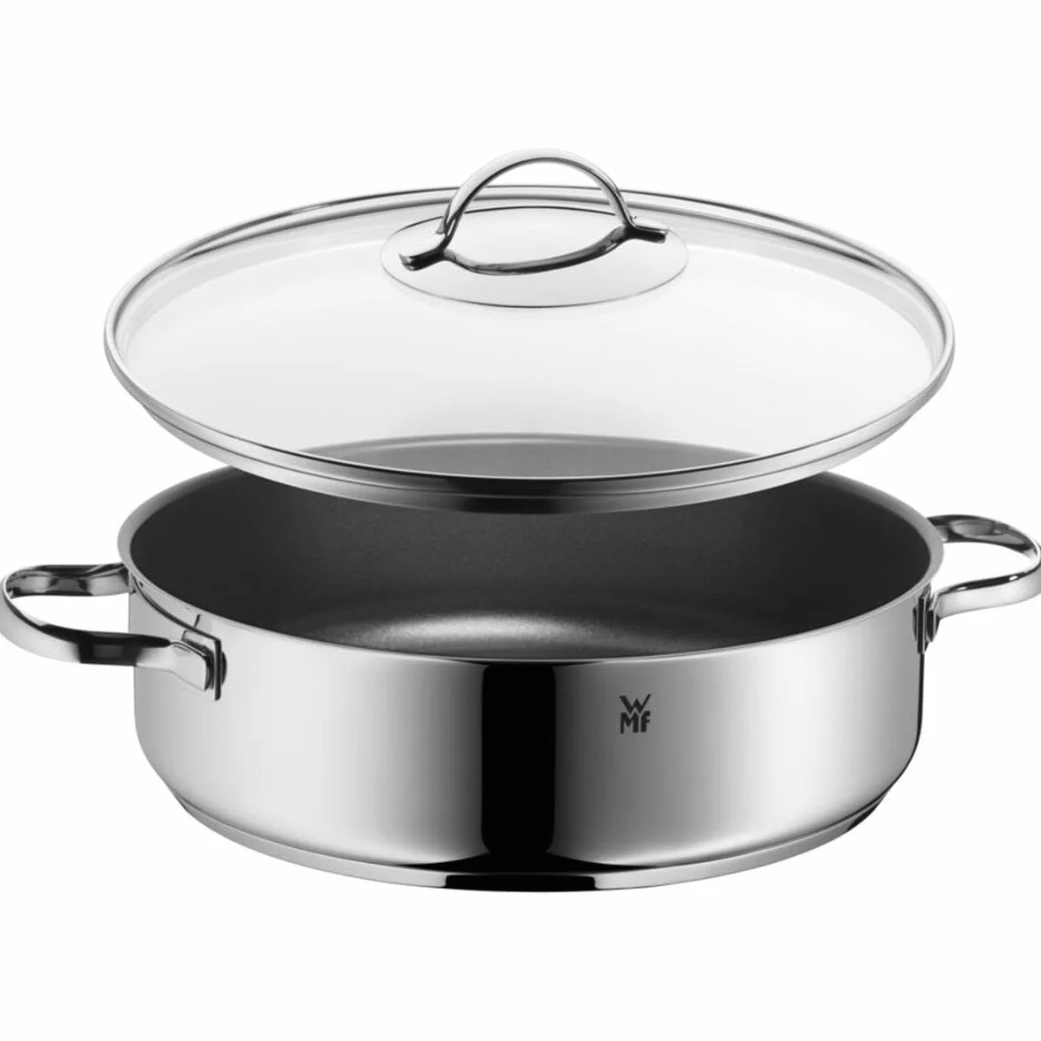 WMF Casseruola con Coperchio in Vetro, 28 cm