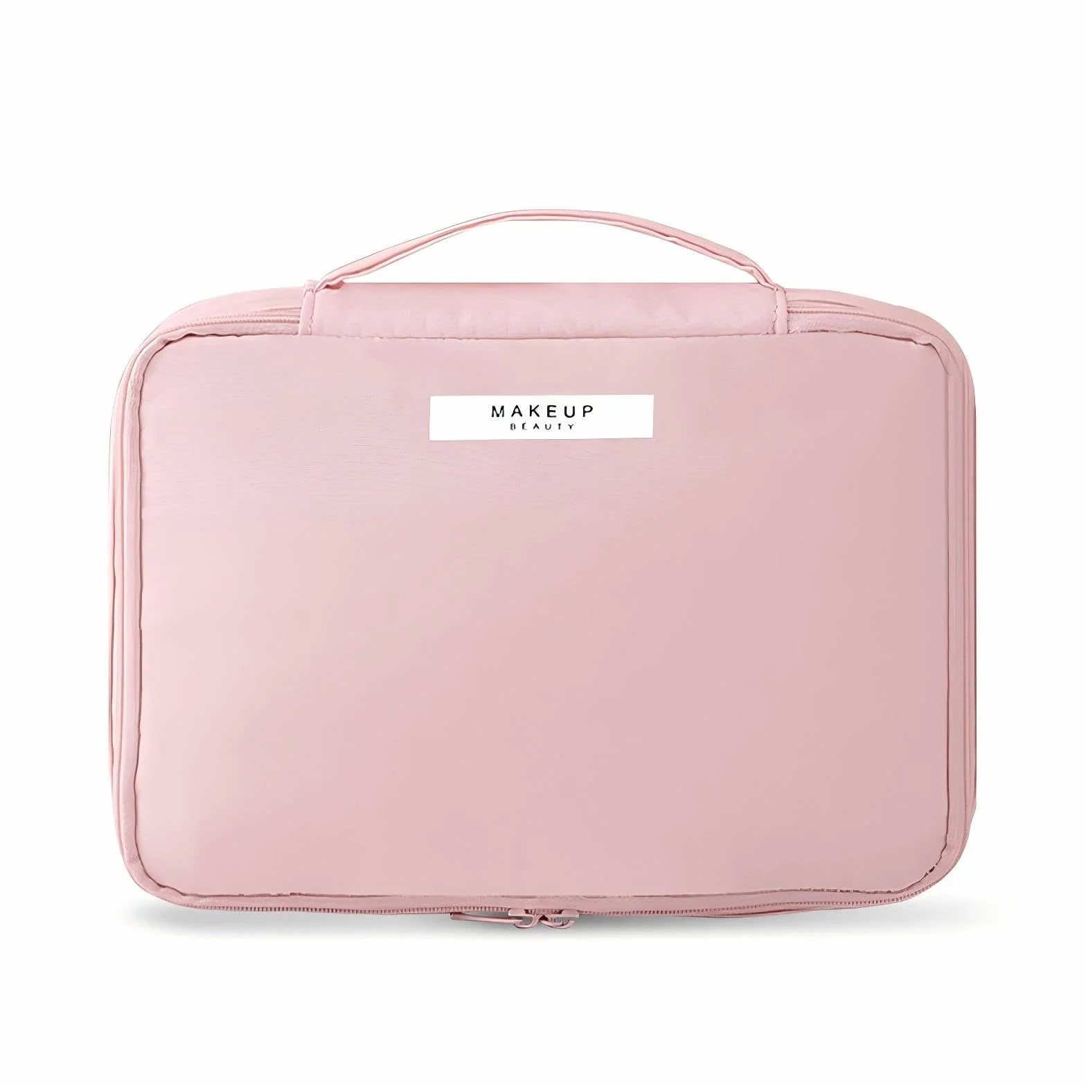 Borsa da Trucco Beauty Case da Viaggio Donna Organizer Cosmetici (Pink)