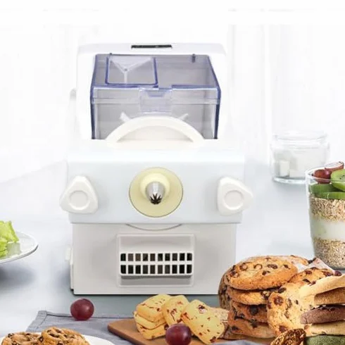 Macchina automatica per la produzione di biscotti, macchina per biscotti da 180 W per negozi di dessert e cucine, macchina elettrica da forno da 50-60 giri/min