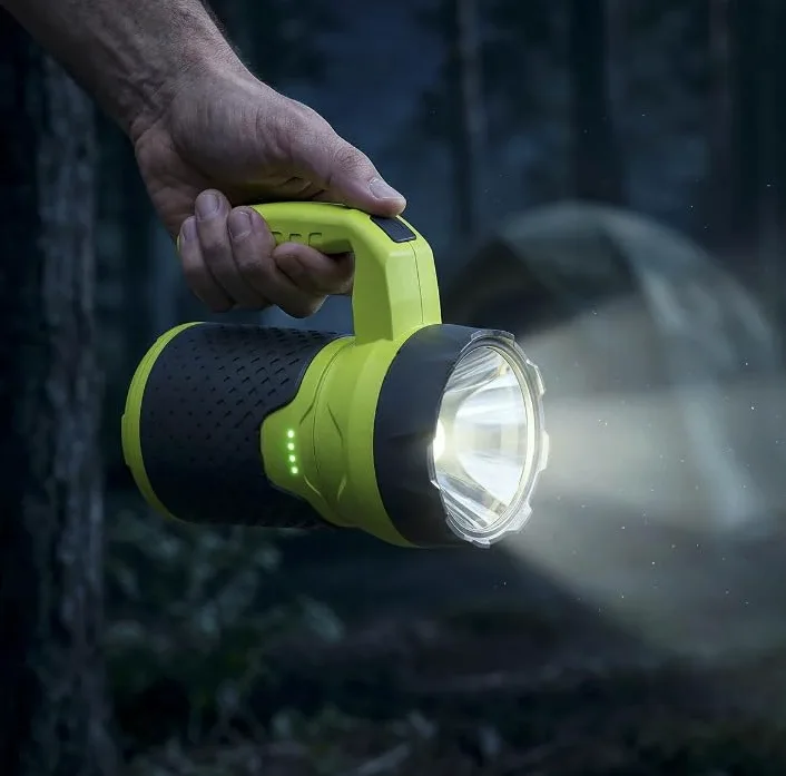 Artikaa Campa - Kit modulare portatile 4 in 1 per esterni, ventilatore da campeggio, lanterna a LED, torcia elettrica e insetticida UV NAEM