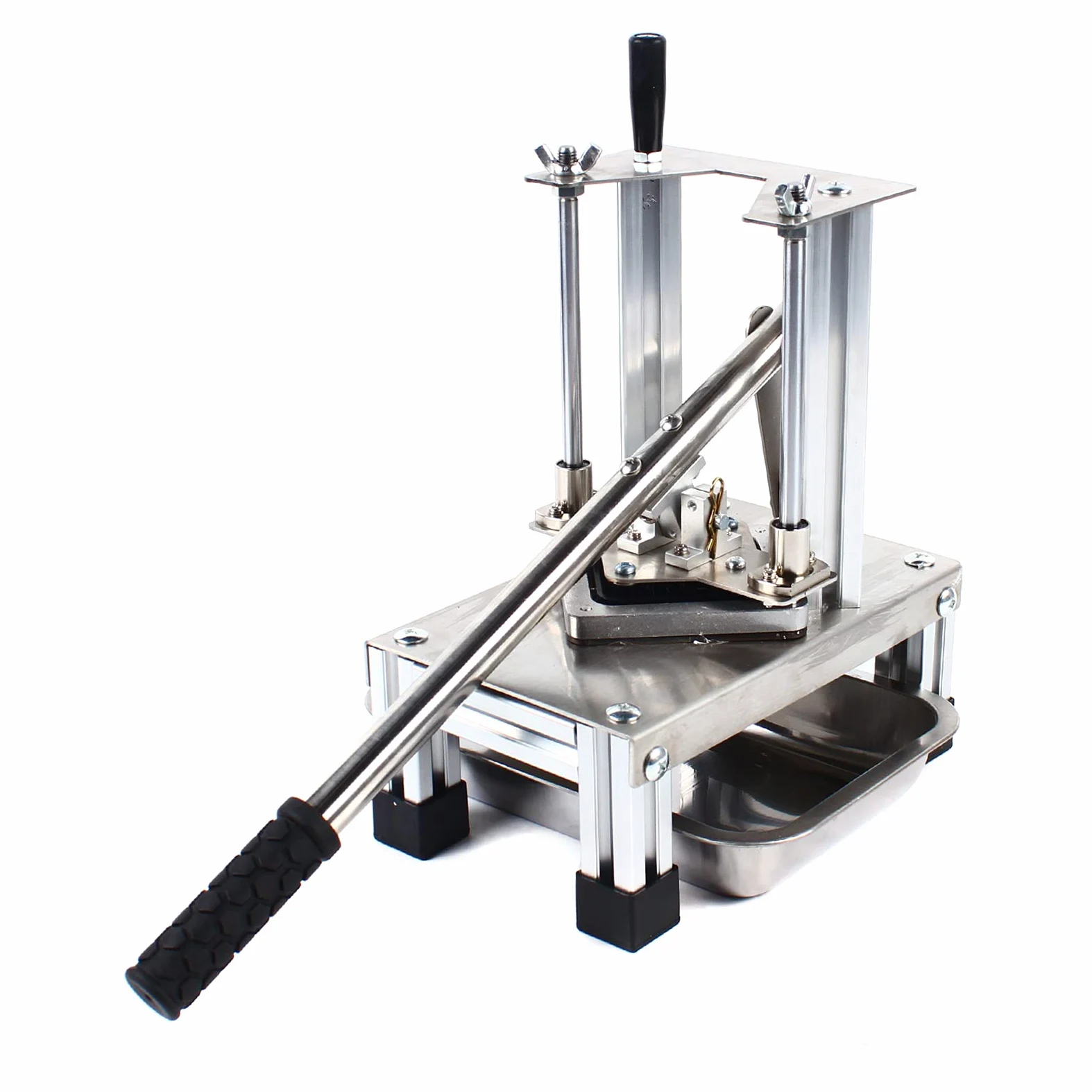 Affettatrice verticale per patate, in acciaio inox, manuale con 7/10/14 lame, 3 tecnologie antiscivolo, per patate, verdura, frutta, GKRWH-729