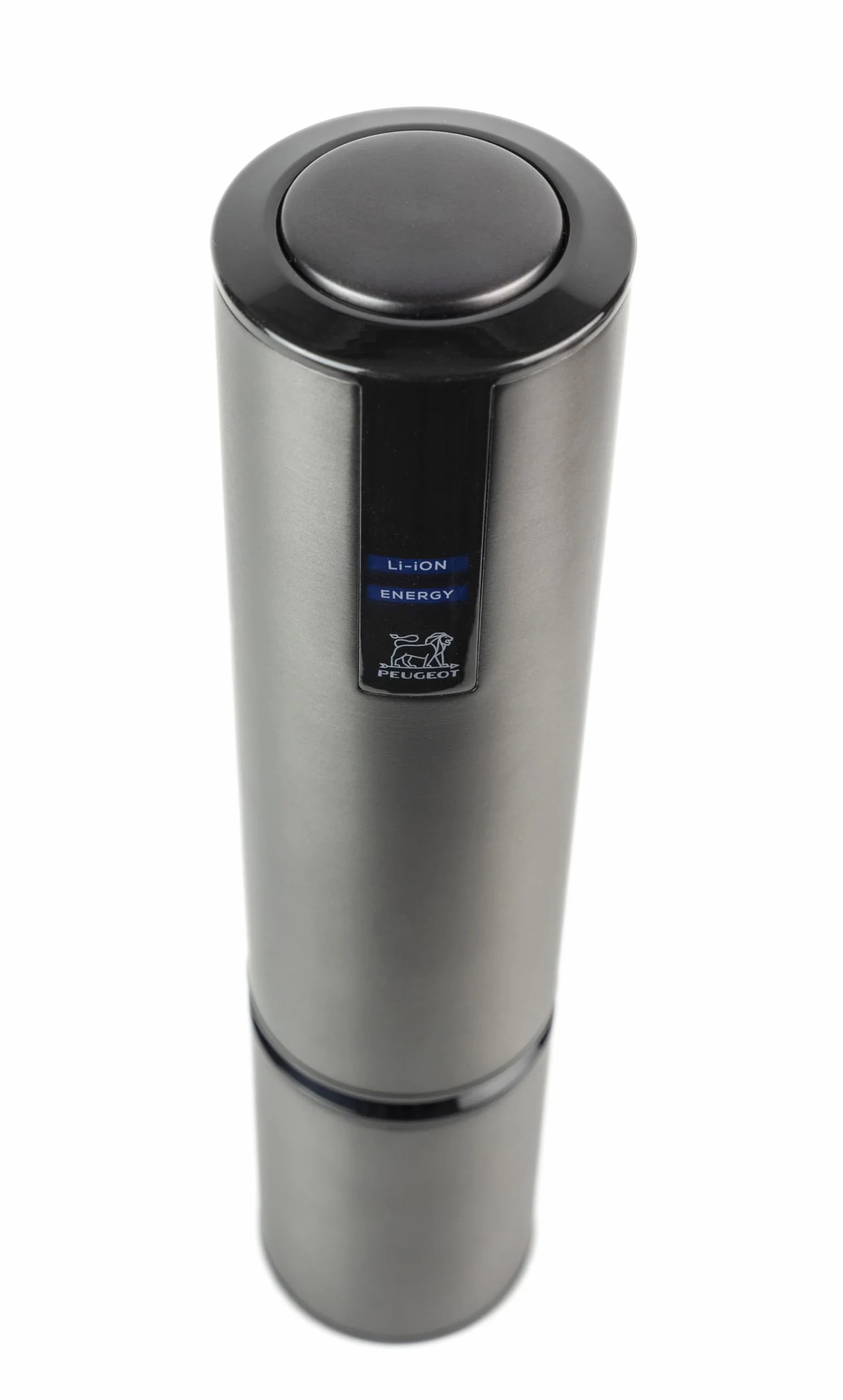 Cavatappi elettrico ricaricabile in acciaio inox e ABS PEUGEOT Elis Touch con batteria agli ioni di litio - Carbon