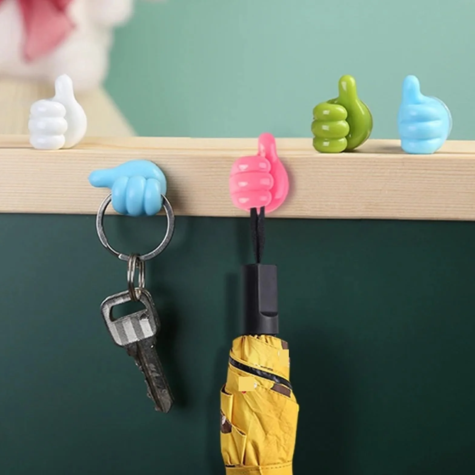 Supporto in Gomma a Forma di Mano per Occhiali Cavo Organizer 2 Pezzi