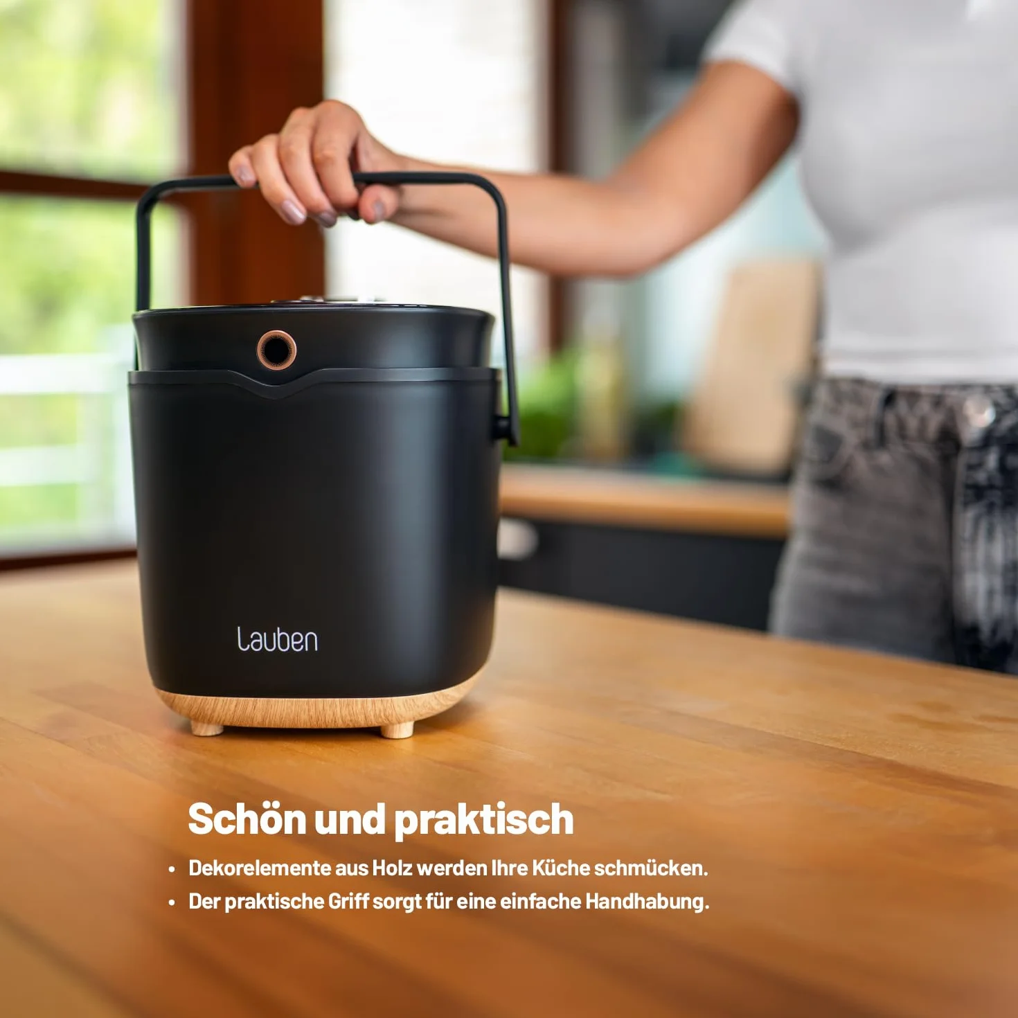 Lauben Multifunction Rice Cooker 2000BW, cuociriso multifunzionale, 400W, 2l, display digitale, 12 programmi, rivestimento antiaderente, mantenimento temperatura, ritardo