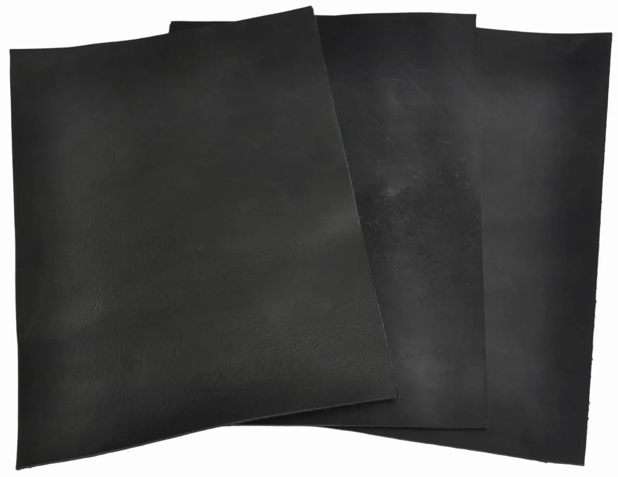 Pelle bovina 1,7 mm Pull-Up Crazy Horse A5 nero 6 pezzi