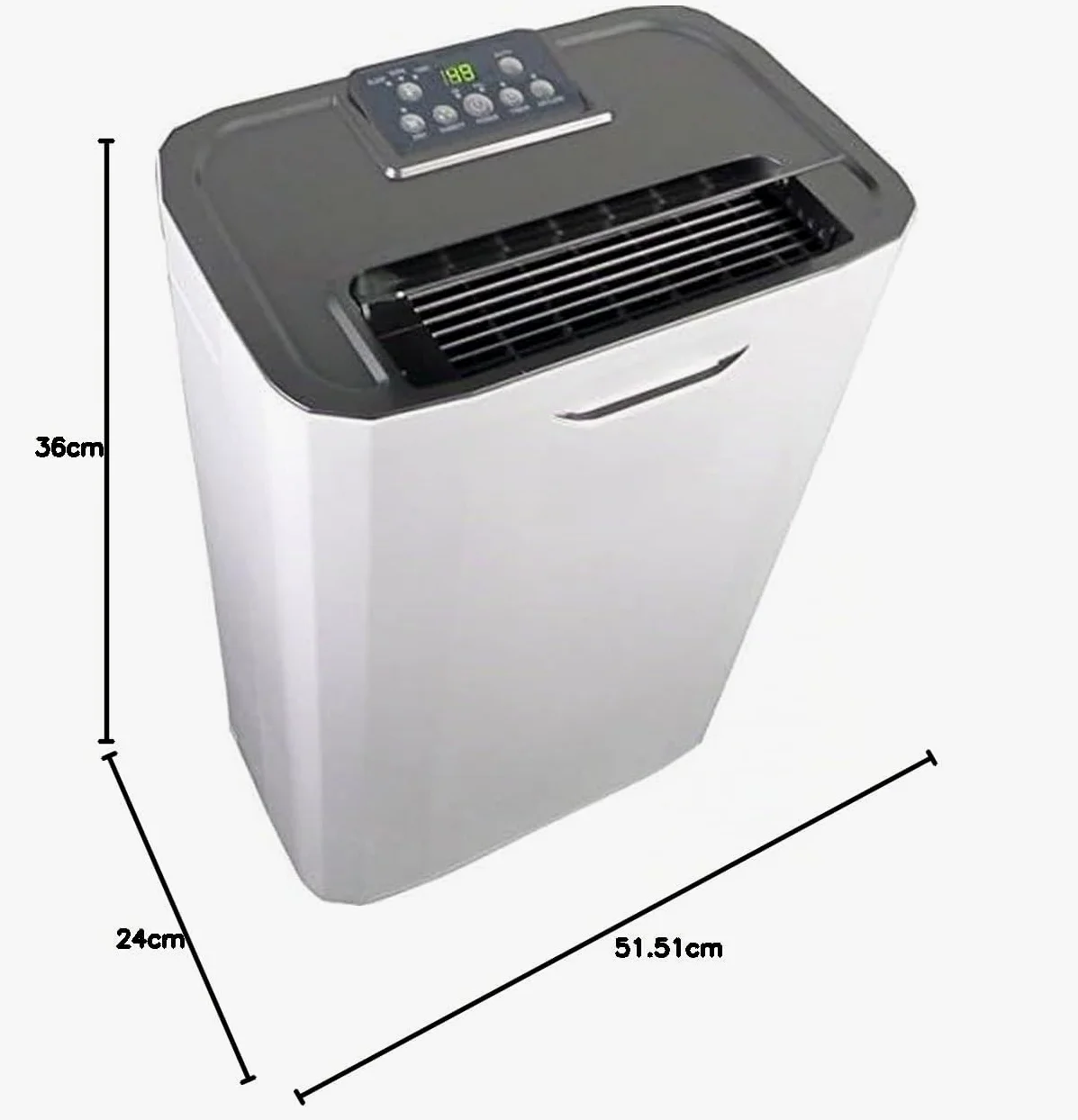 Aktobis WDH-DS3 deumidificatore ad adsorbimento |senza compressore | per basse temperature, senza refrigerante, bianco, fino a 10 Litri/g e 25 m² | per stanze non riscaldate (1 - 15 C) e garage