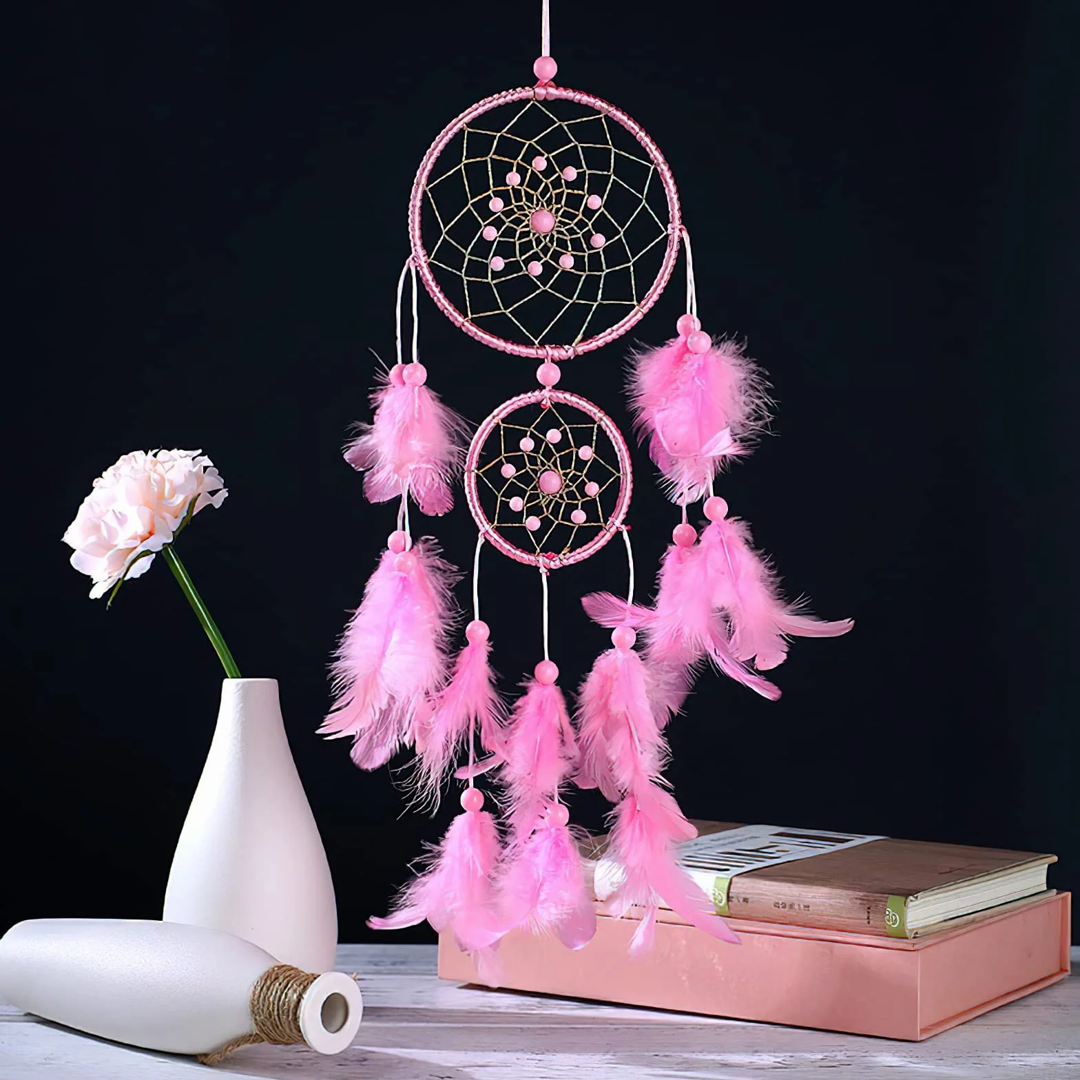 Piume Decorative Naturali 7-15cm per Acchiappasogni Decorazioni 400 Pezzi