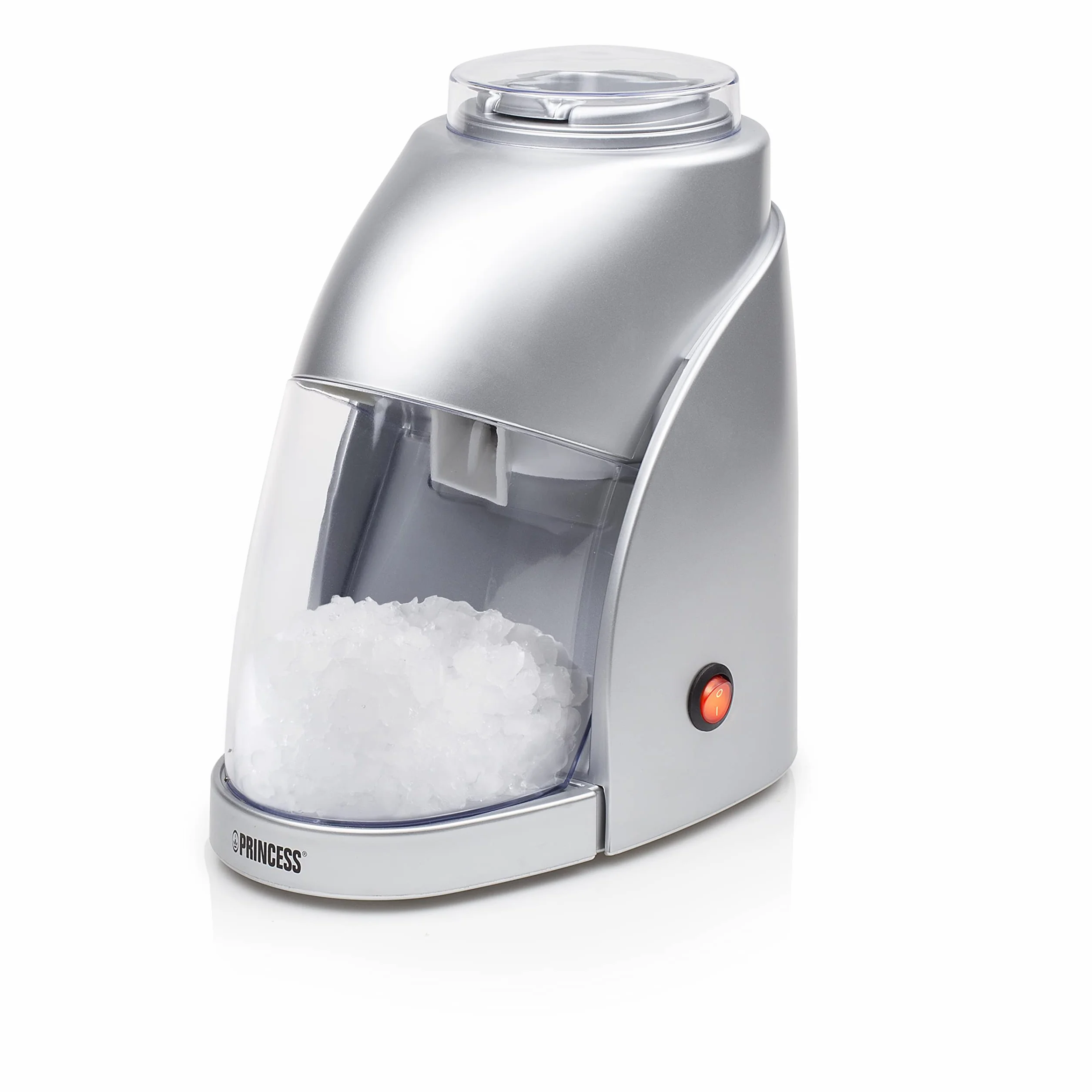 Princess 282984 Tritaghiaccio Elettrico, 55W, 0.6 l, Argento