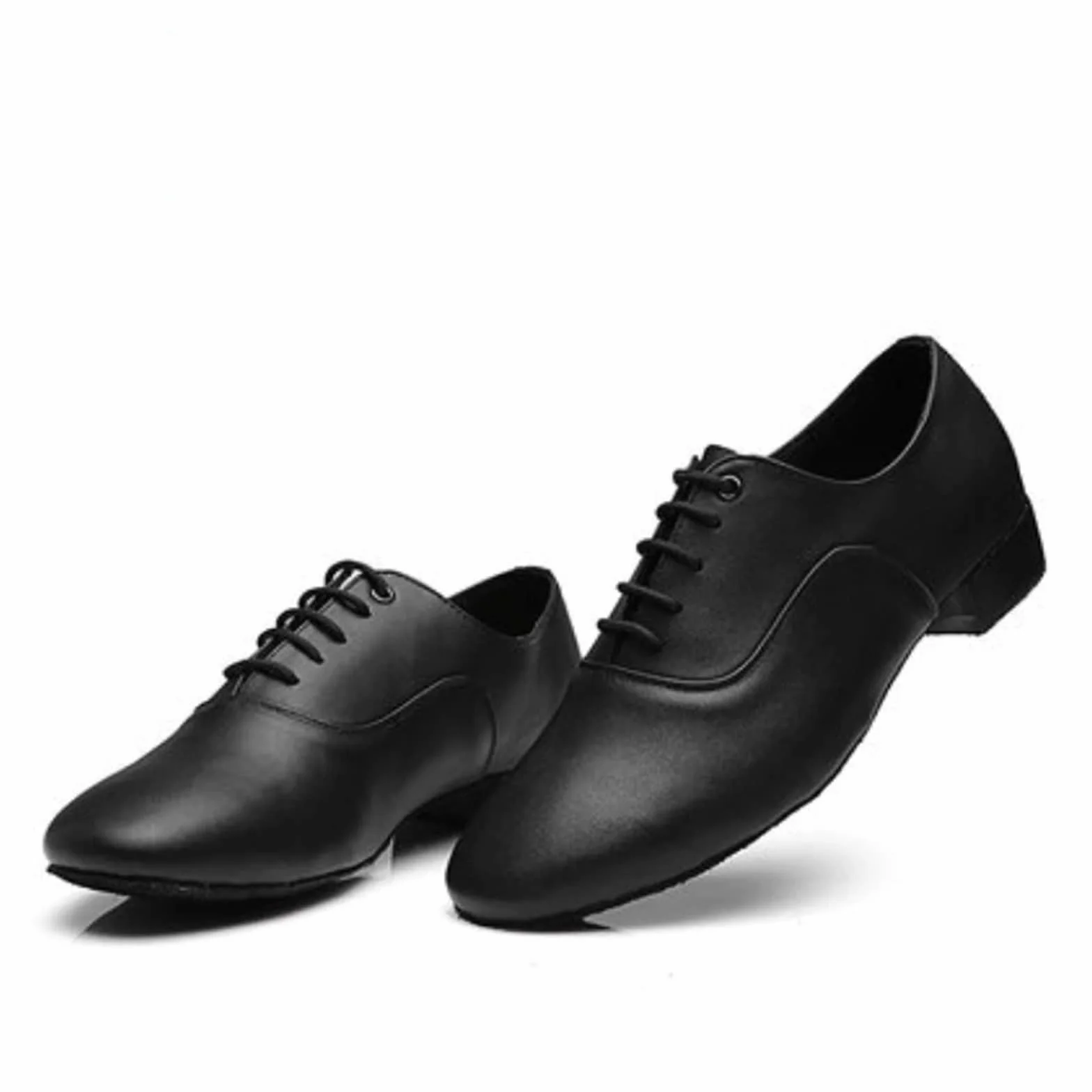 Scarpe da Ballo Latino Americano Uomo in Pelle Tango Sala da Ballo Standard Nazionali White 45