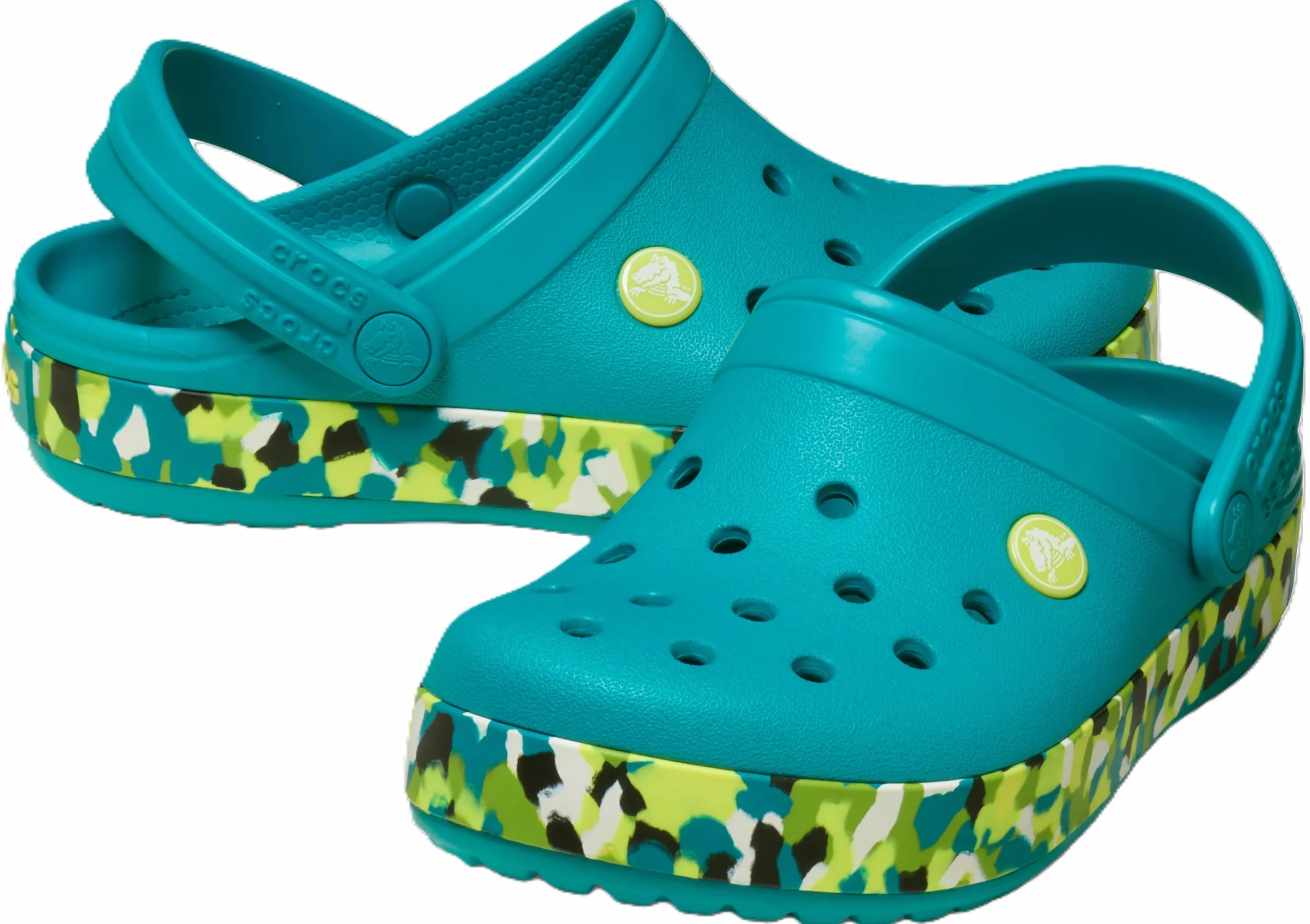 Crocs Crocband Confetti Band Clog K ZoccoliUnisex - Bambini e Ragazzi