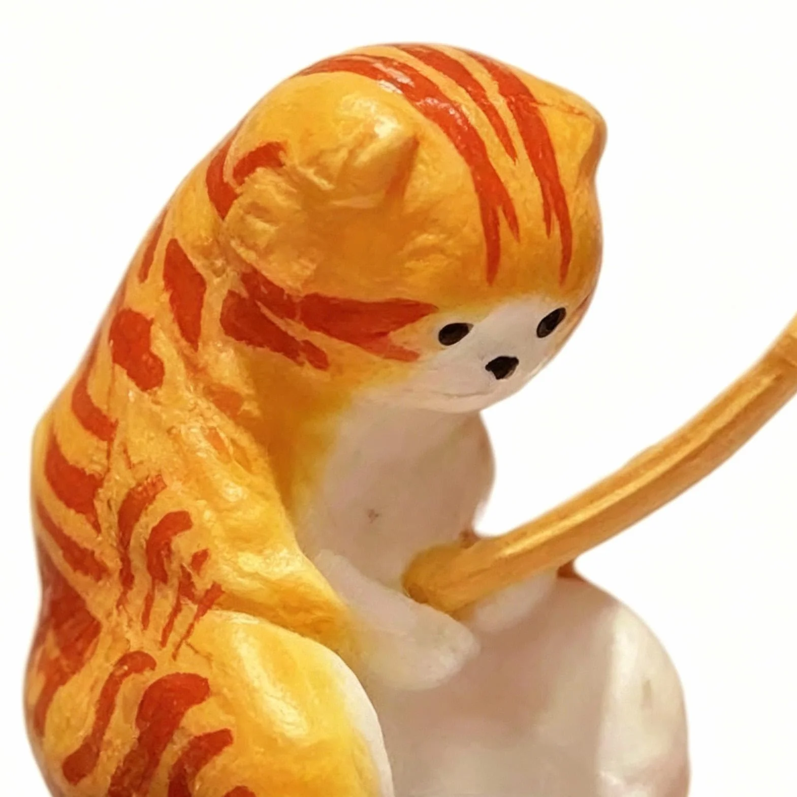 Bastoncini Per Capelli Cinesi 28 G Spillone In Legno Decorativo Gatto Che Pesca Donne Ragazze Adolescenti
