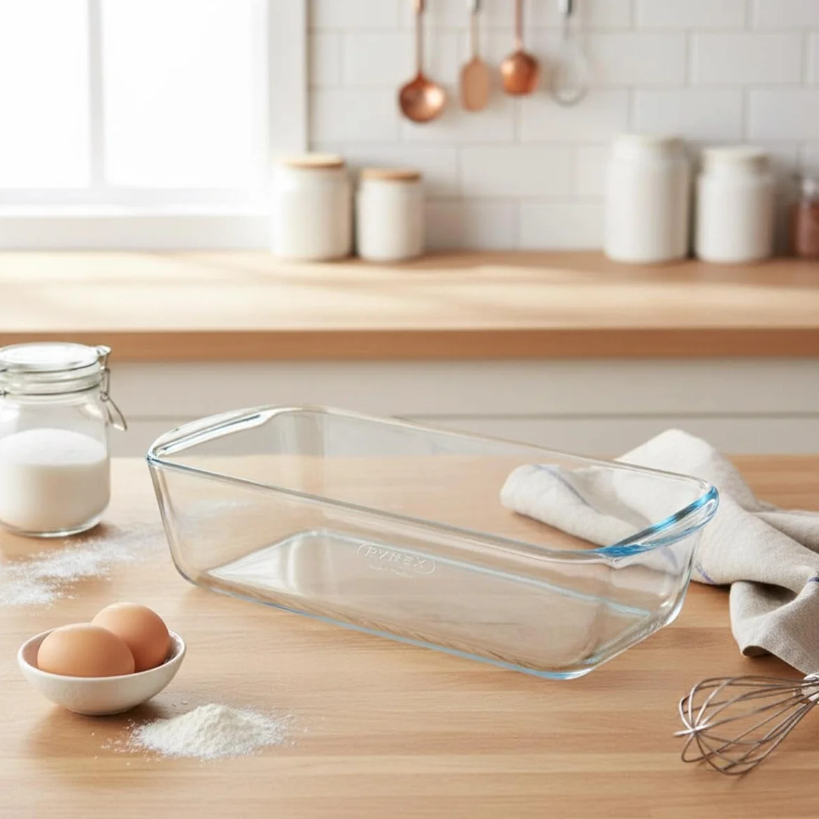 Pyrex Bake&EnjoY Stampo Plumecake in vetro borosilicato 31x12x8cm