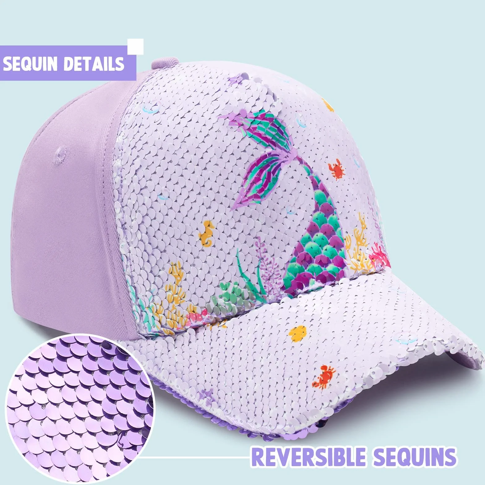 WAWSAM Berretto da Baseball per Ragazze Berretto da Camionista per Bambini in Cotone Berretto con Snapback