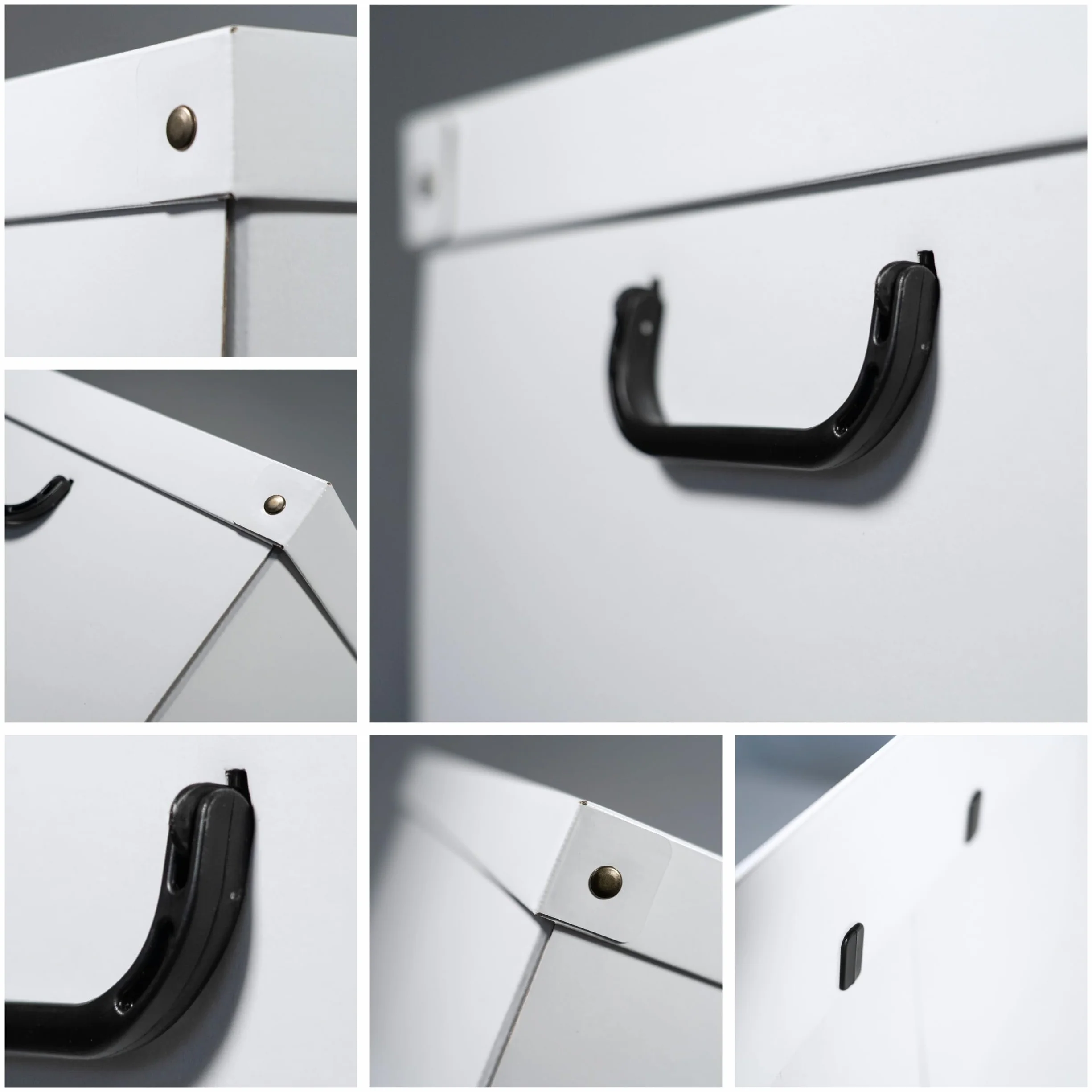 Lavatelli Set 2 pezzi Scatole armadio cartone organizer vestiti biancheria 49x40xh24 cm