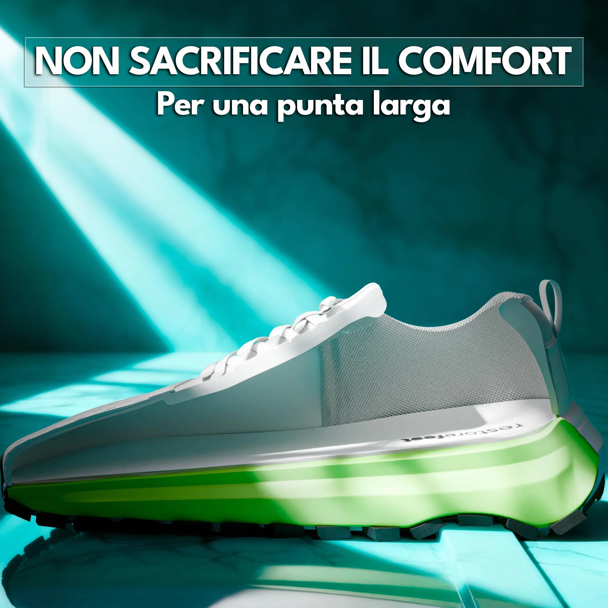 RestoreFeet Scarpe Punta larga | Uomo e Donna Transizione al Barefoot | Ideali per lo sport