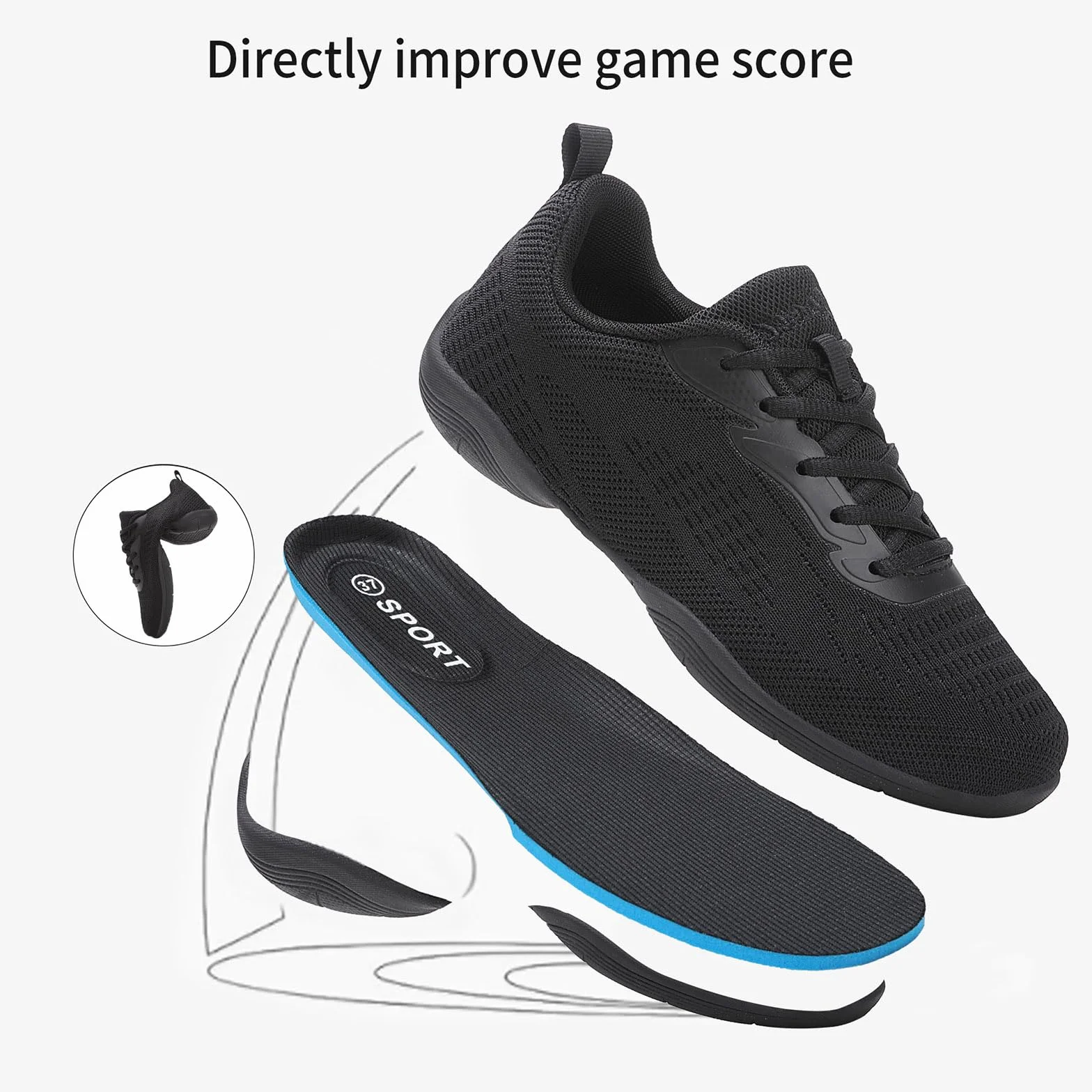 Scarpe da Cheerleading Donna Uomo Antiscivolo Resistenti all'usura
