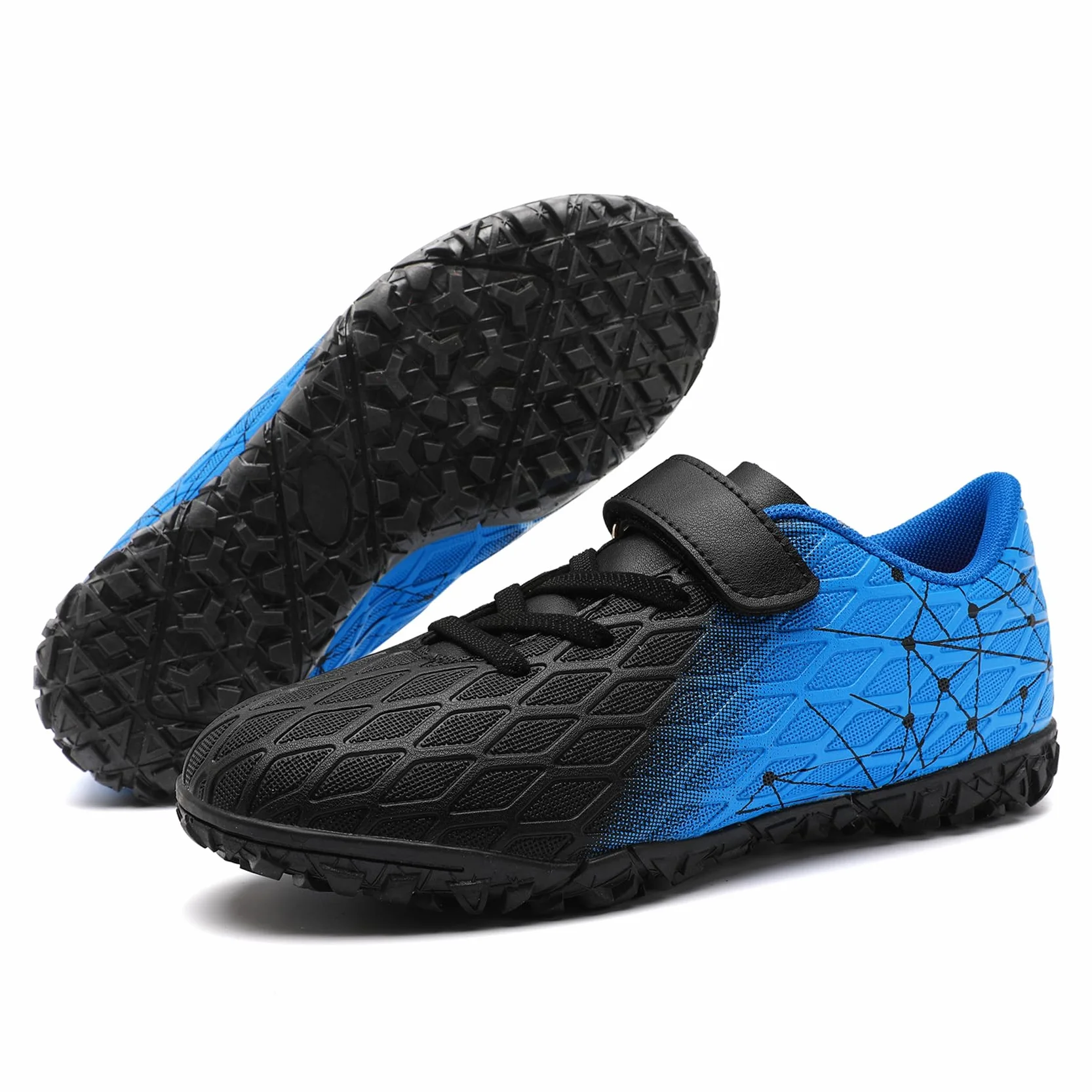 Scarpe da Calcio Bambini Ragazzi con Tacchetti Bassi Scarpe da Calcetto Futsal e Allenamento per Interno/Esterno - Antiscivolo Junior