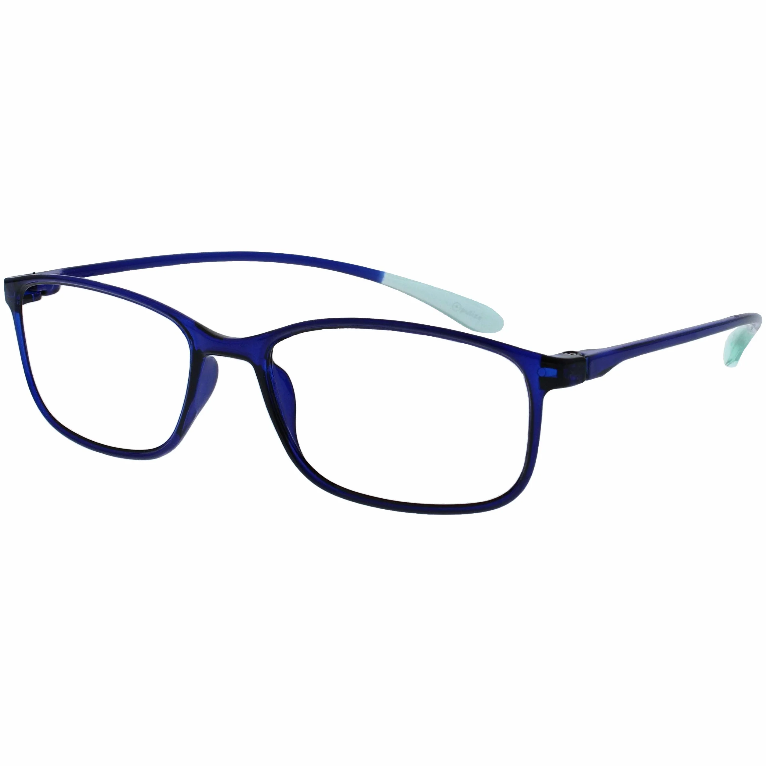 OPULIZE Ice Occhiali Da Lettura +3,50 Nero Blu Grigio Rosso Donna Uomo