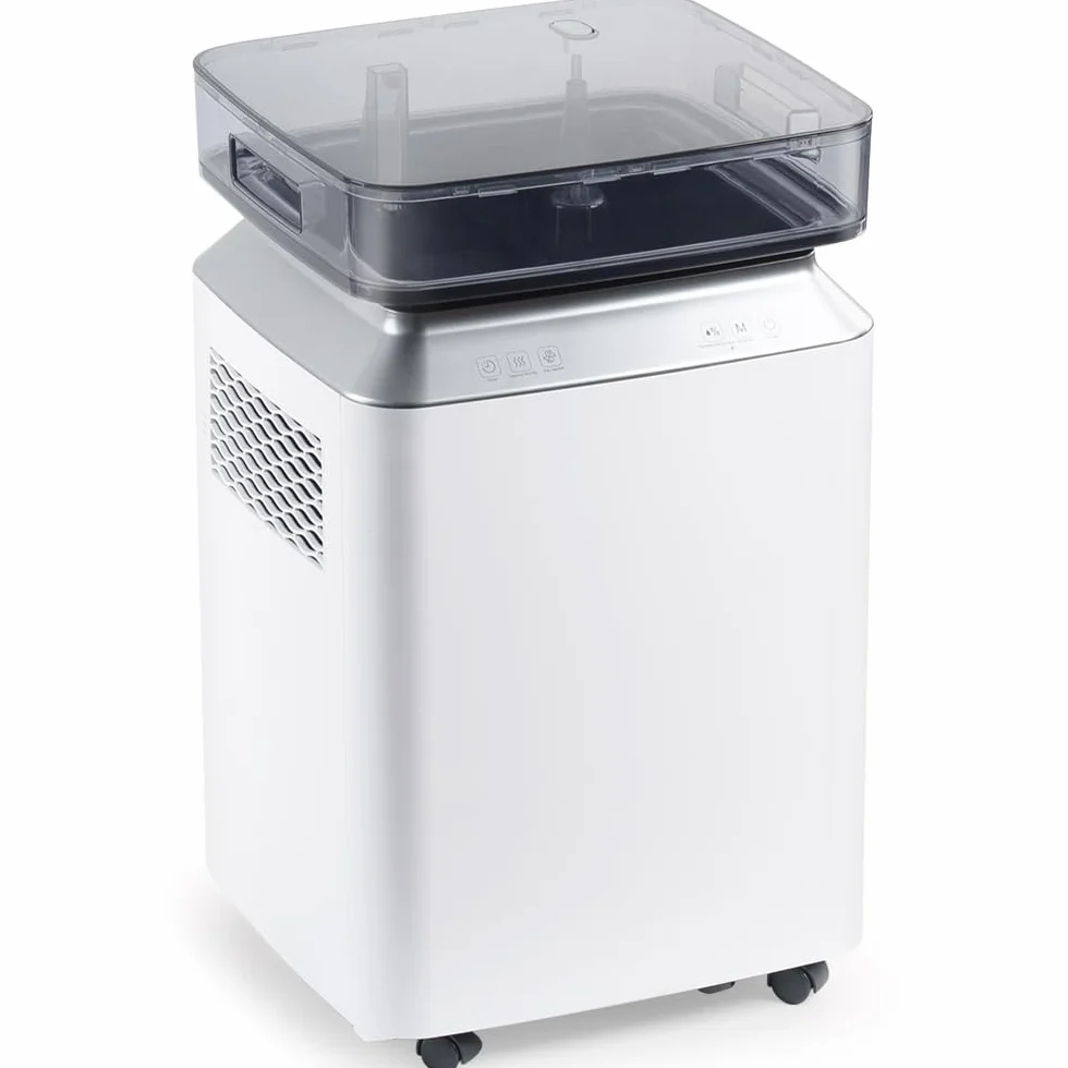 Kalopsia Deumidificatore Casa Muffa Portatile: Professionale 80L/Giorno Pompa 5M Drenaggio Automatico per Grandi Ambienti 170㎡ Silenzioso 46dB Cantina/Bagno/Stanza/Seminterrato/Garage/Ufficio