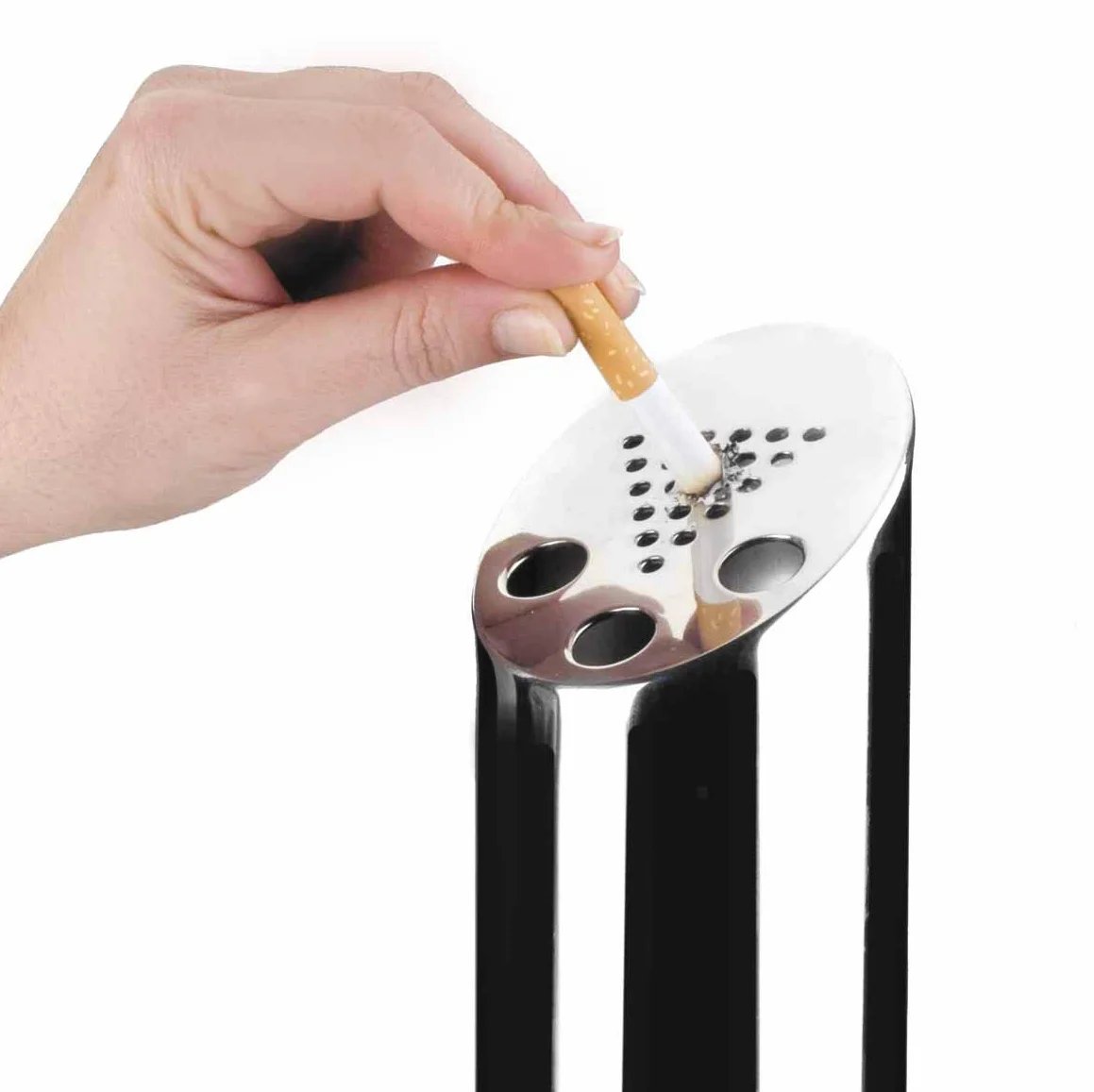 Lacor posacenere rotonda in acciaio inox 92 x 8 cm