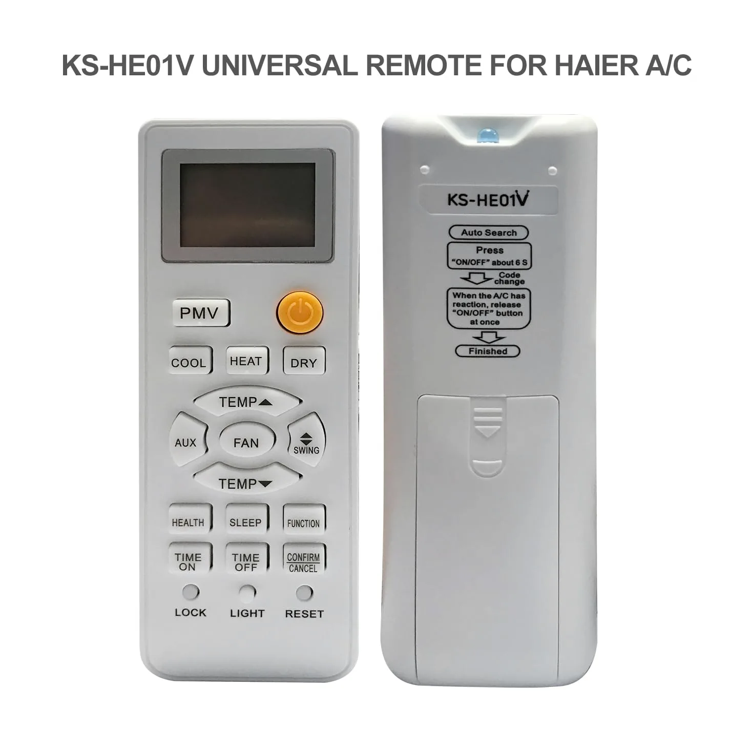 KS-HE01V Telecomando Universale Compatibile con Condizionatori Haier, Telecomando AC con Stessa Funzione