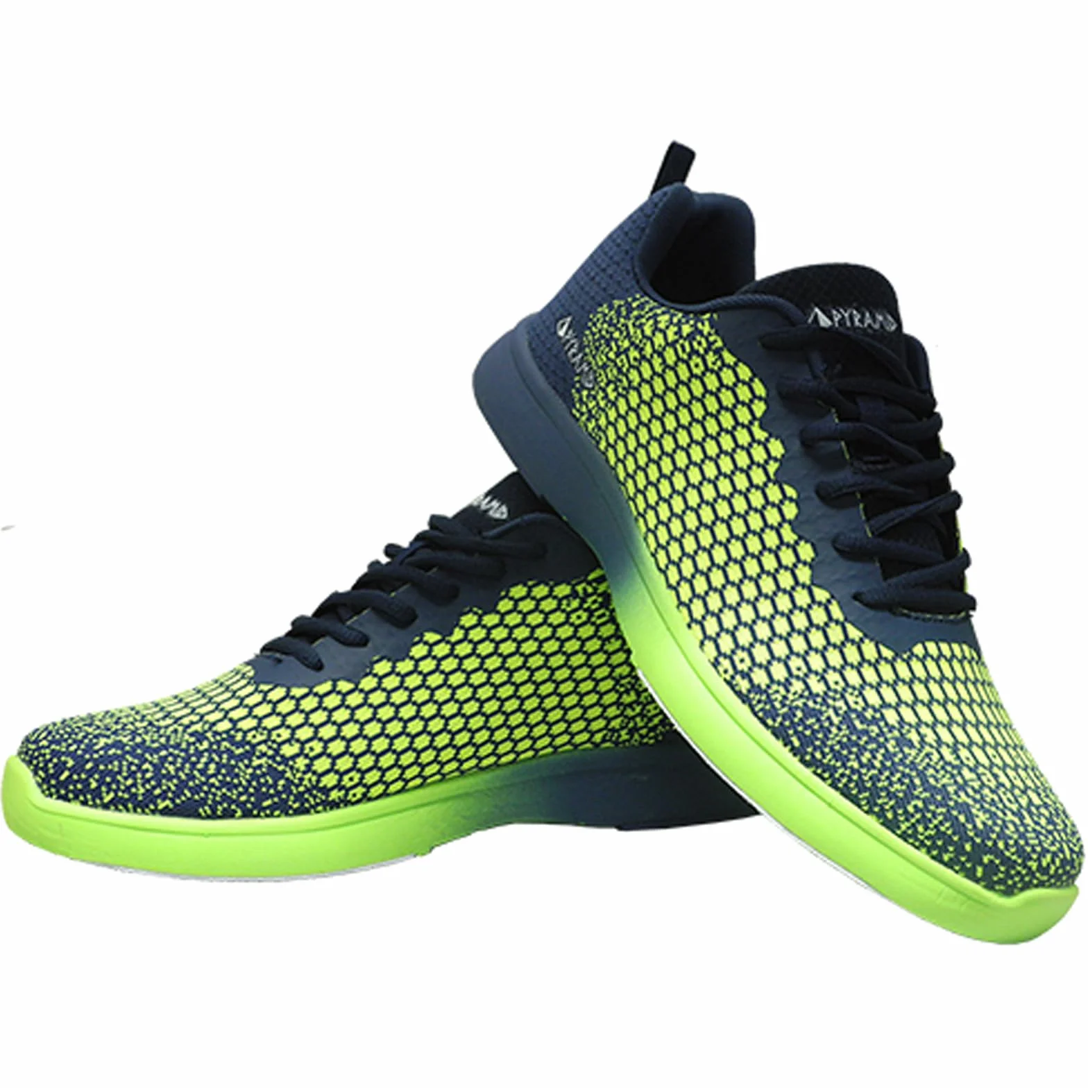 Pyramid Path Lite Senza Cuciture Scarpe da Bowling Uomo 42 EU Navy Voltage Lime