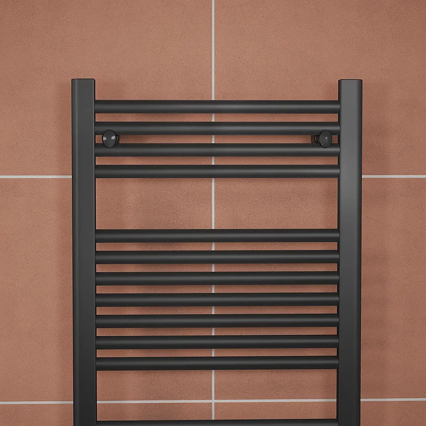 Parama Termoarredo scaldasalviette Idraulico 1200x450 Nero Opaco interasse 400 | Antares