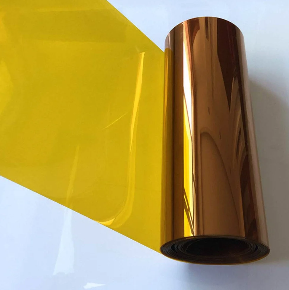 Anti film protettivo di vetro UV dell'autoadesivo giallo del film 152cm largo per il locale senza polvere 3m