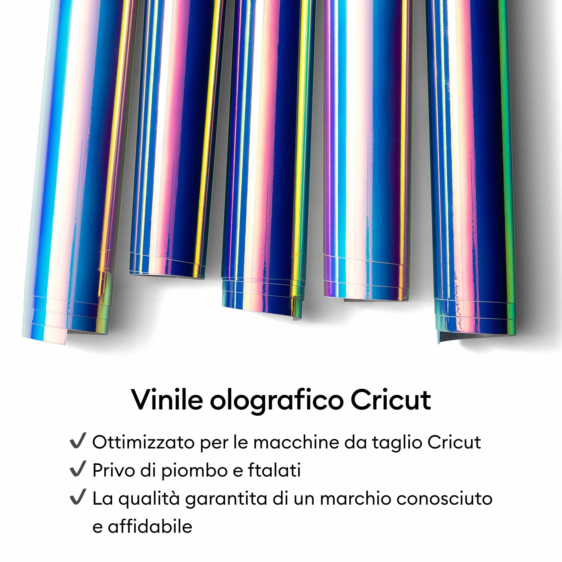 Cricut Vinile olografico 30x120cm Opale