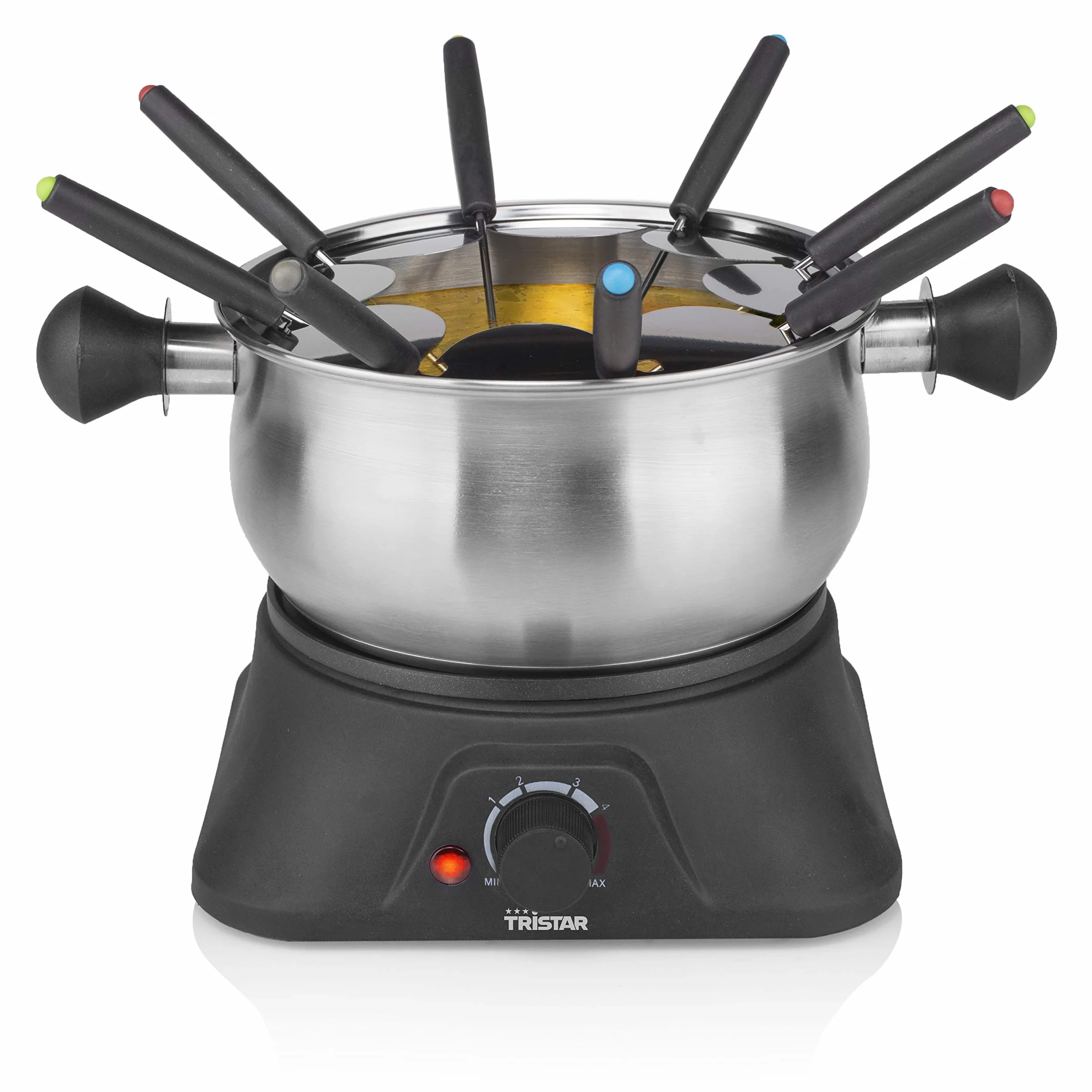 Tristar Set Fonduta Family 1400 W Metallo Argento