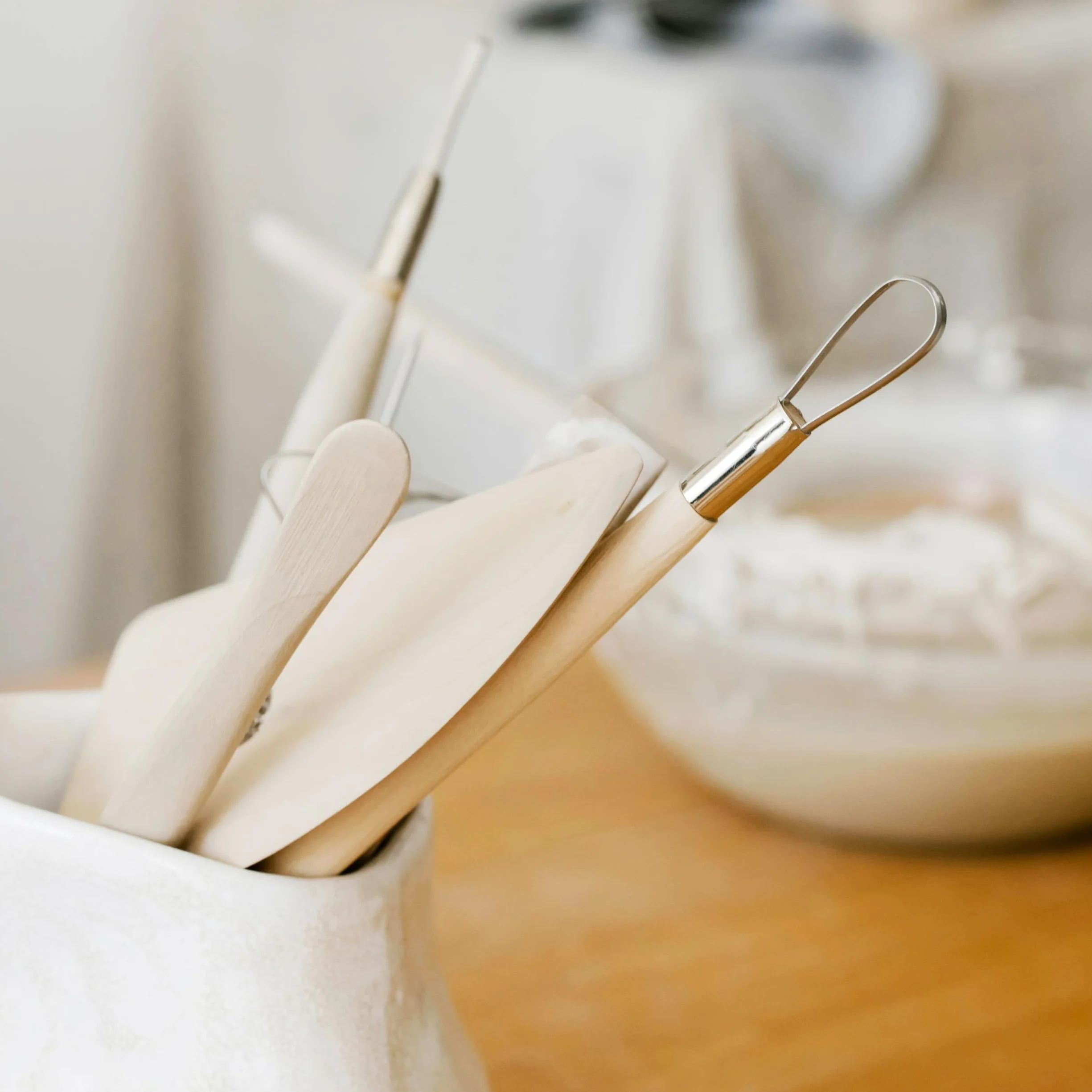 Kit ceramica: strumenti modellare, colori acrilici, guida rapida fai da te famiglia