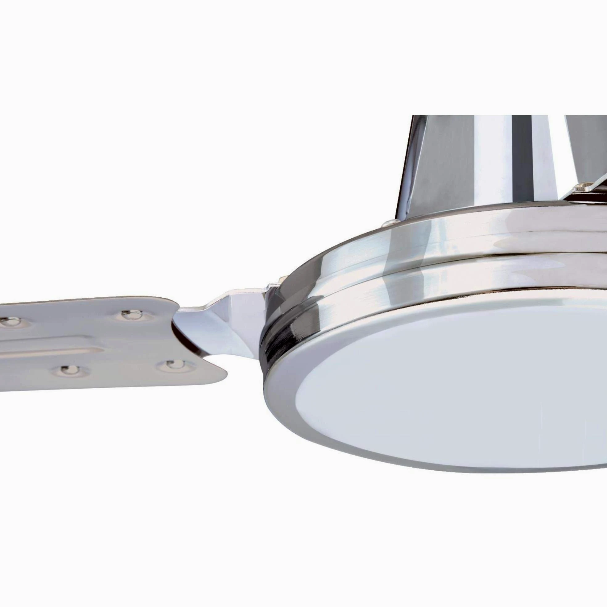 Westinghouse Lighting Ventilatore da soffitto cromato industriale, 122 cm, potente circolatore d'aria con interruttore a parete a 4 livelli, robusto design cromato