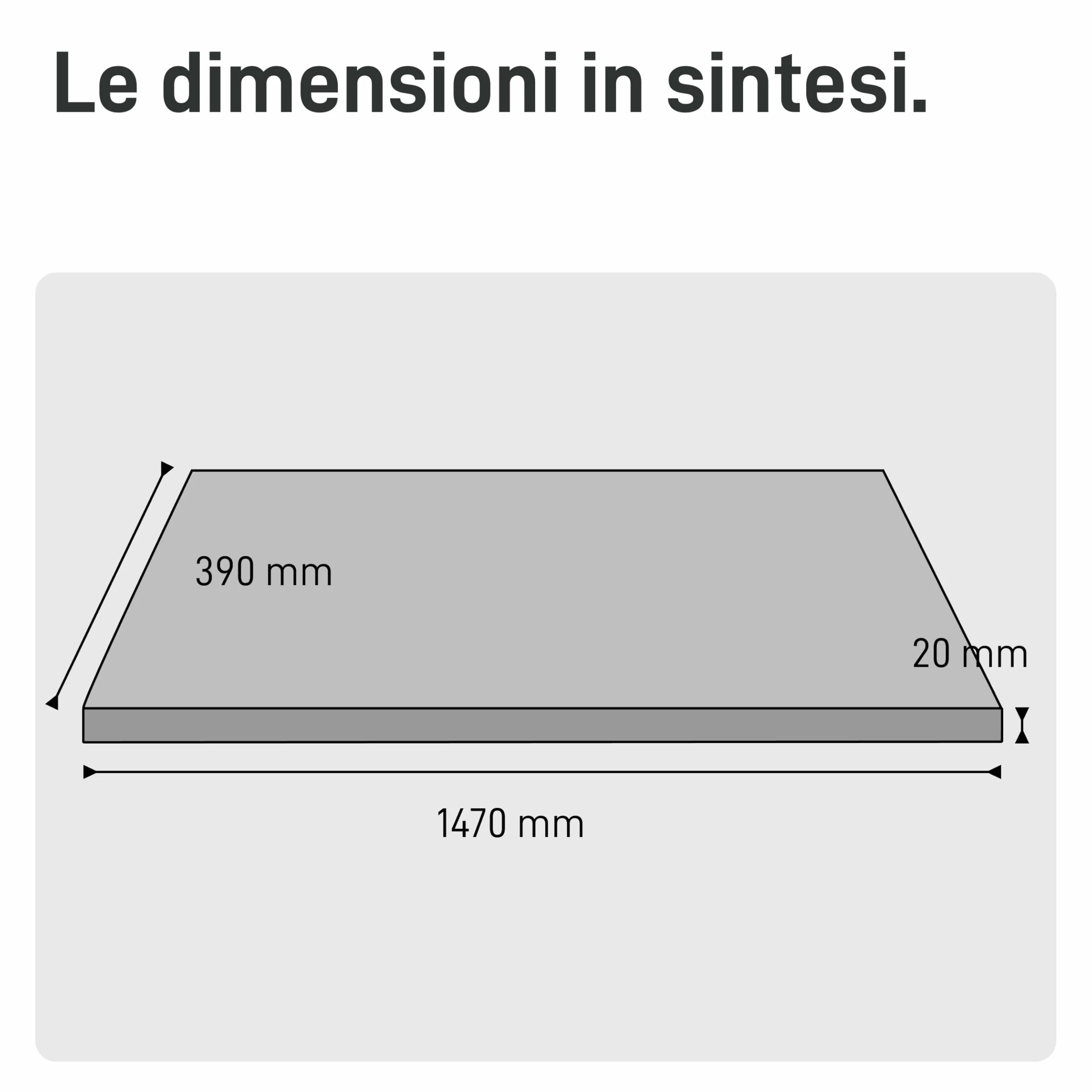 Pannello in legno di quercia Kallax IKEA 2 cm antiscivolo copertura su misura