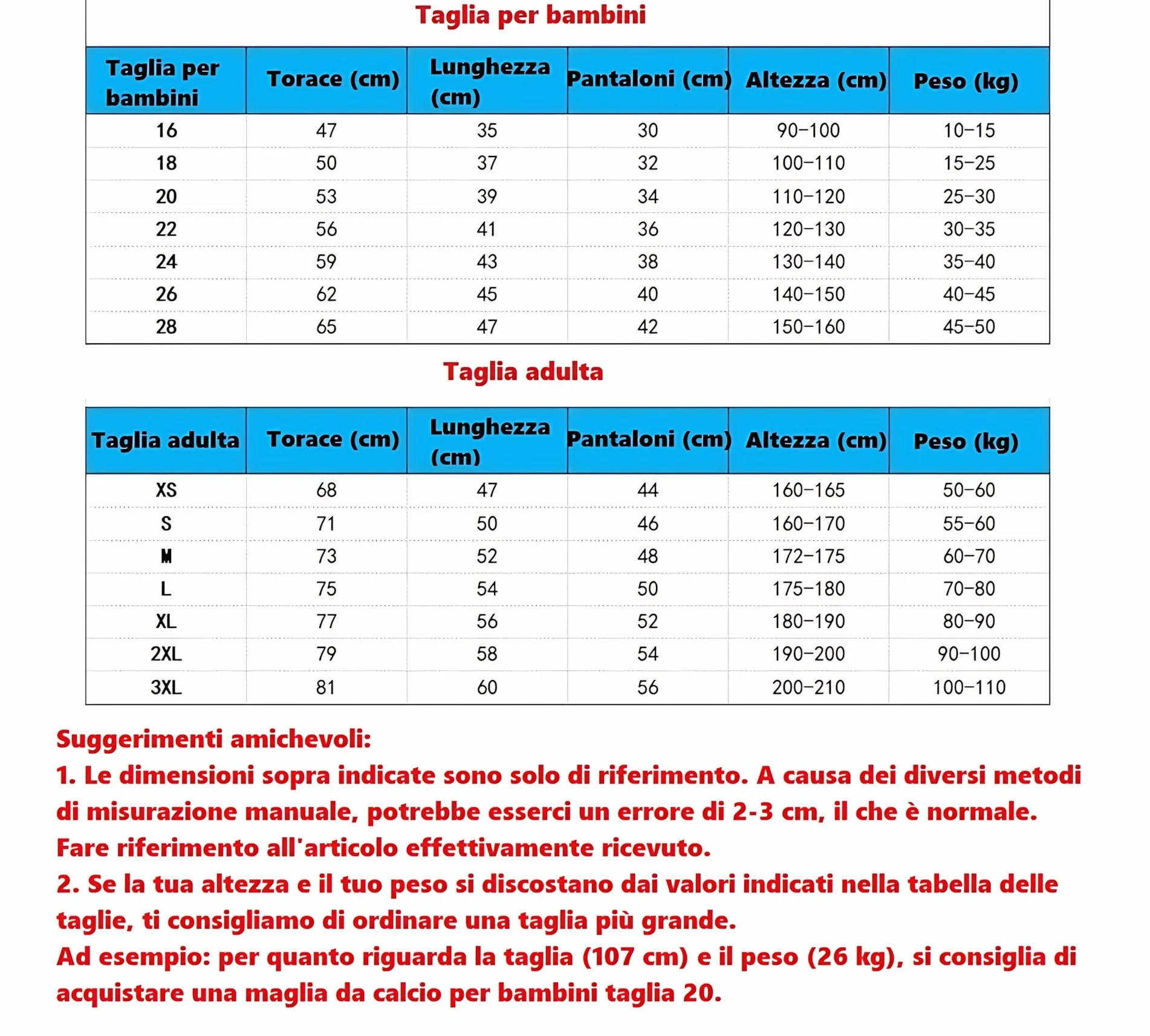 Completo Maglia da Calcio per Bambini Stagione 2024/2025 – Maglia Personalizzabile con Numero e Nome – Kit Completo casa/Trasferta + Pantaloncini e Calzettoni