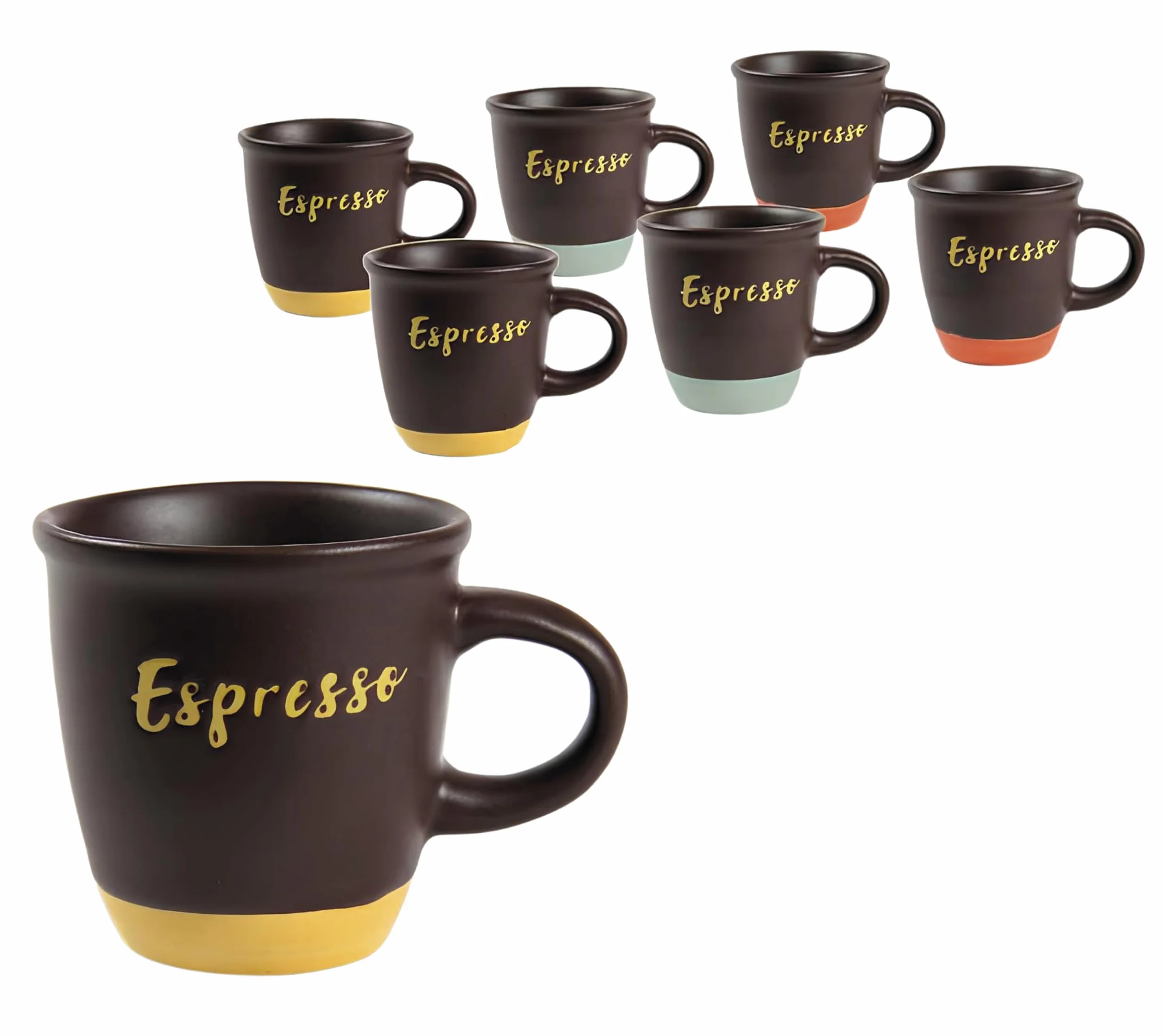 Ceramica Set 6 Tazzine Caffè Espresso 97ml