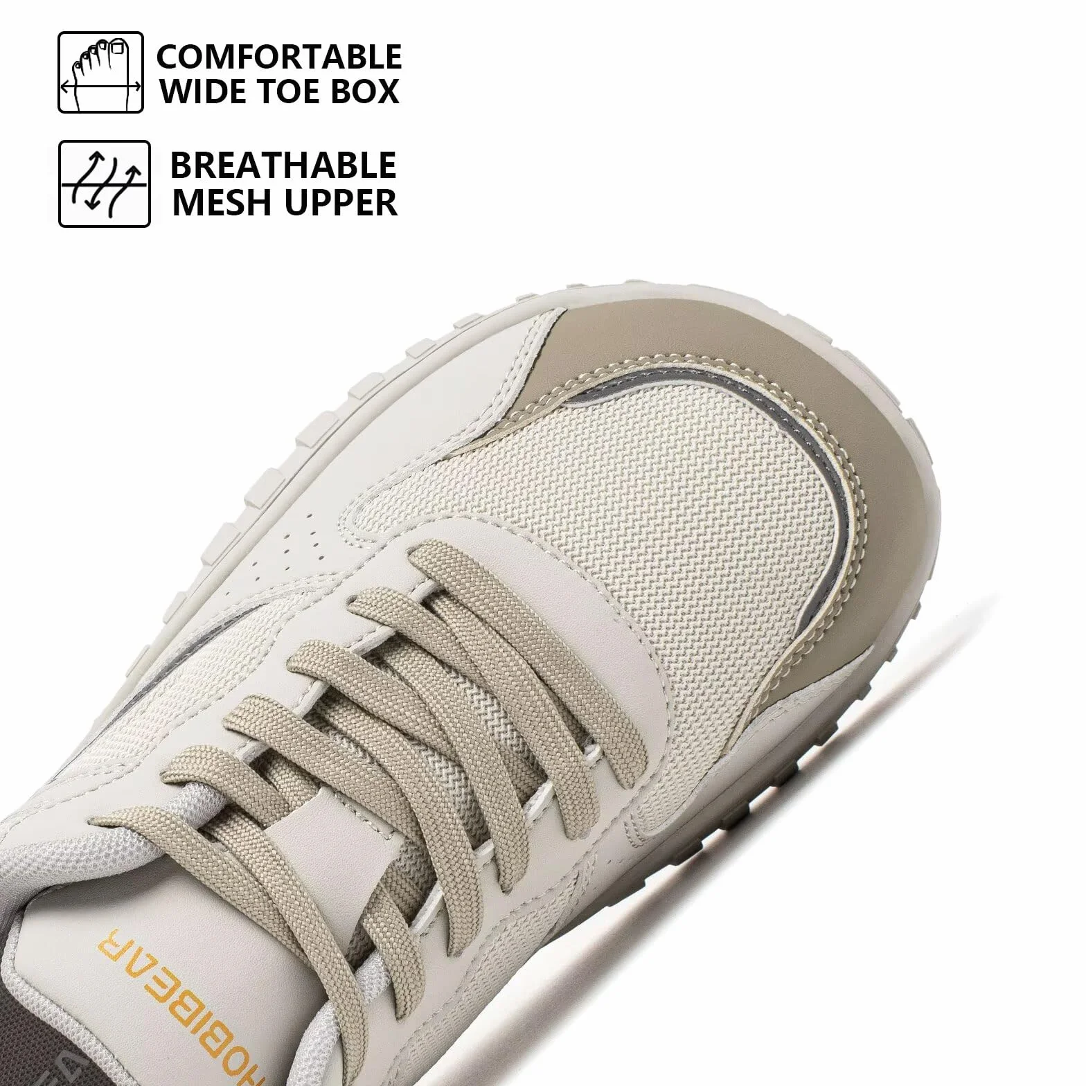 HOBIBEAR Scarpe da uomo e da donna a piedi nudi, larghe, comode sneaker da trail running