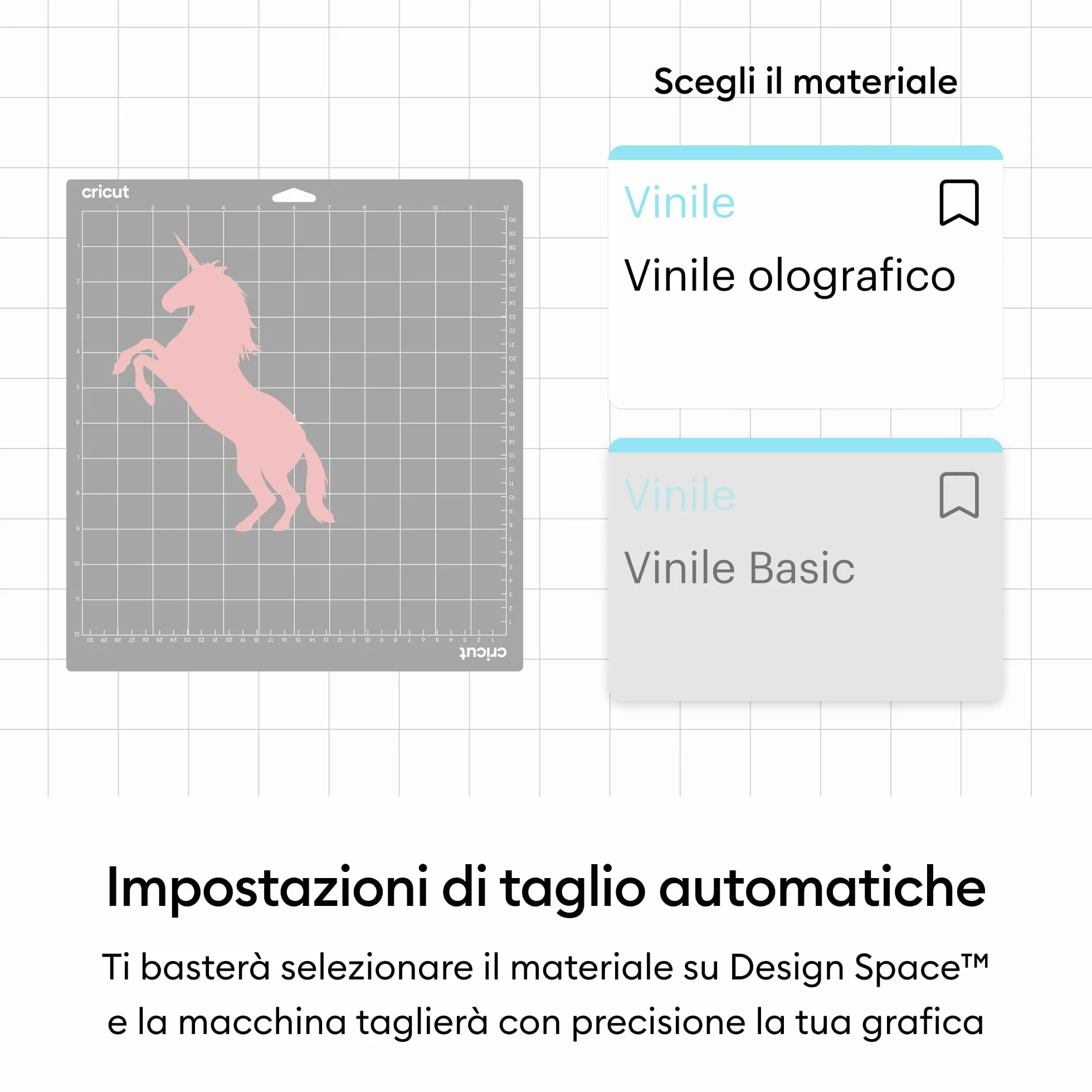Cricut Vinile olografico 30x120cm Opale